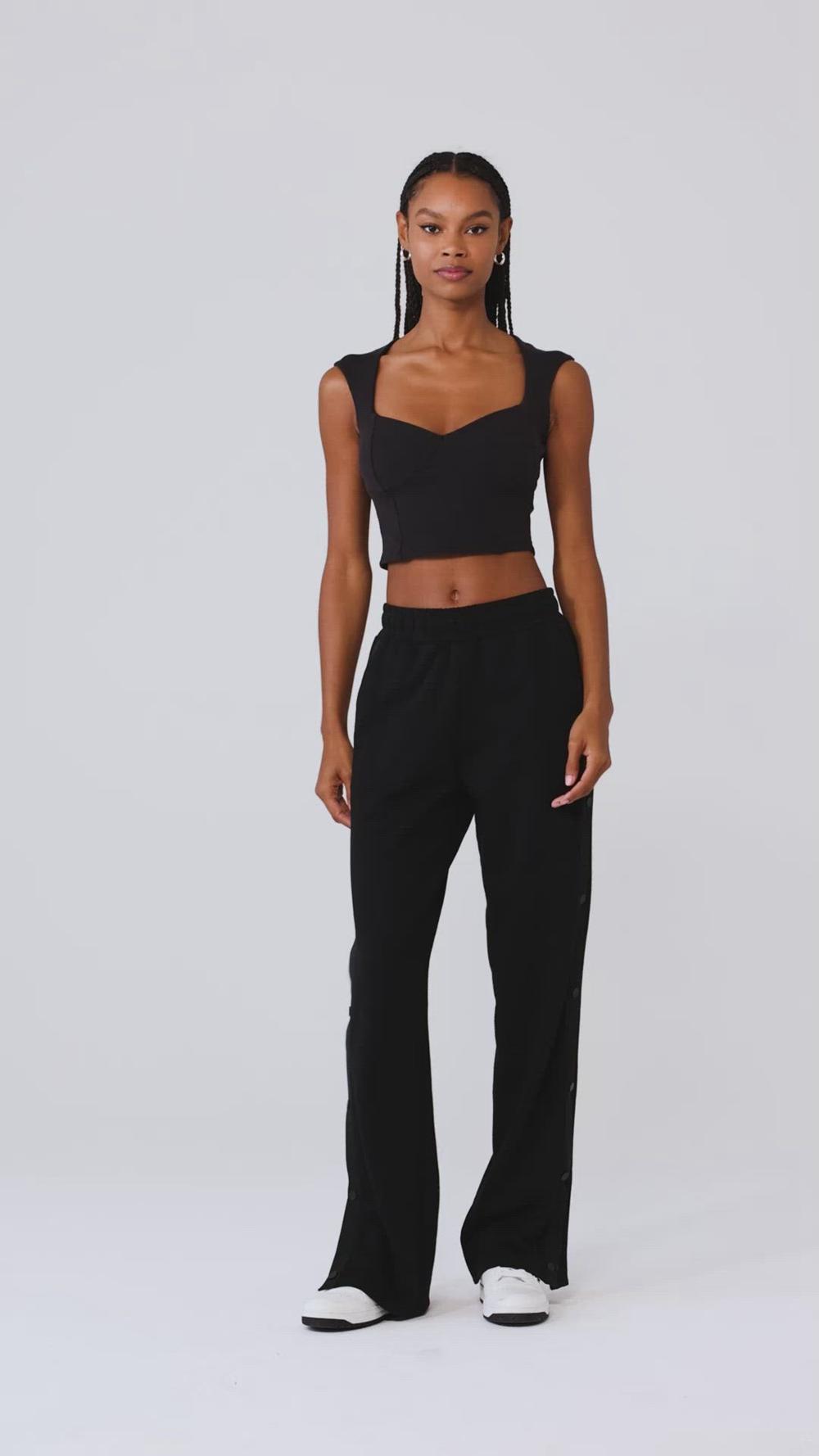 Short Sleeve Alo Yoga Ribbed Sweetheart Mujer Blancas | España  EURL-65410