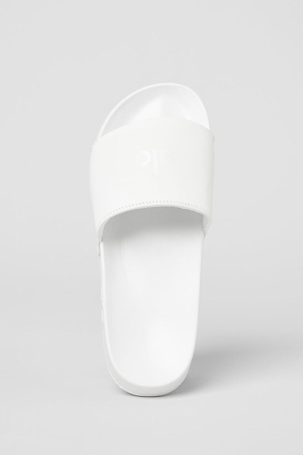 Slide Alo Yoga Unisex It Slide Mujer Blancas | España  NWSA-65274