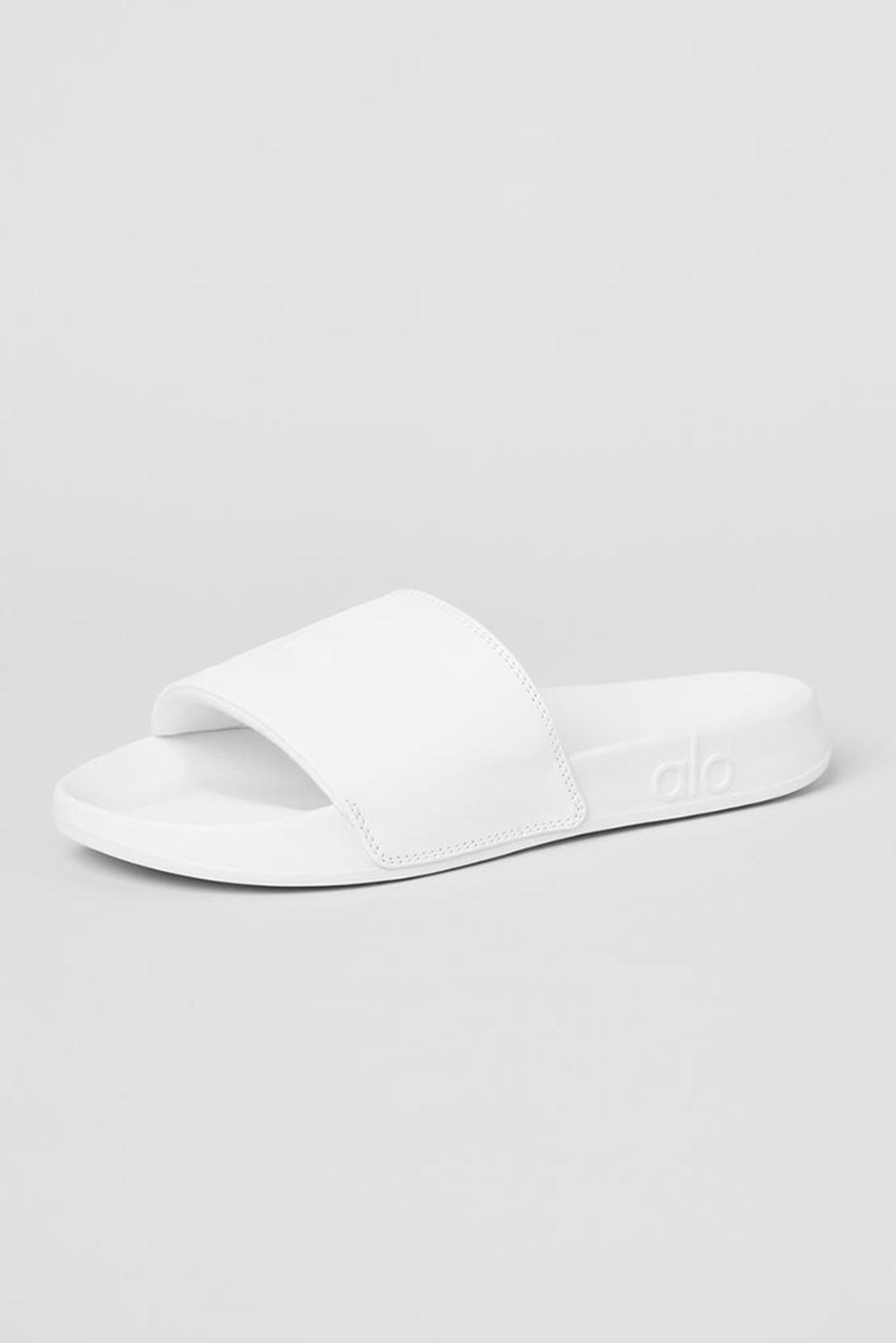 Slide Alo Yoga Unisex It Slide Mujer Blancas | España  NWSA-65274