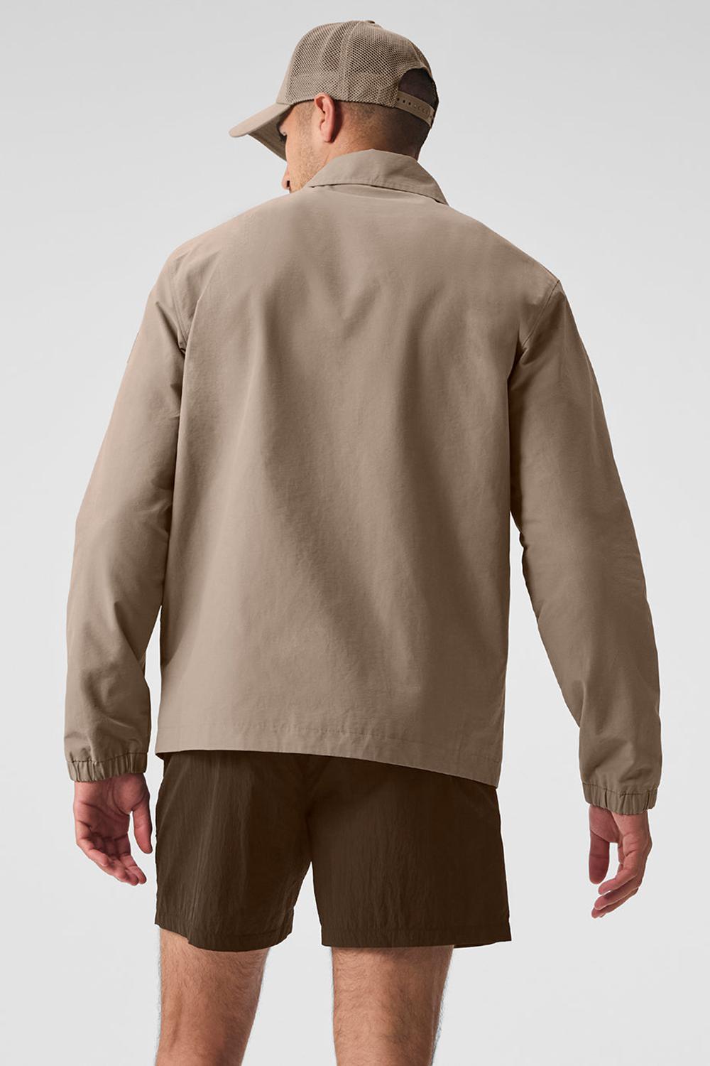Sobrecamisa Alo Yoga Torrent Hombre Gravel | España  LHZC-52973