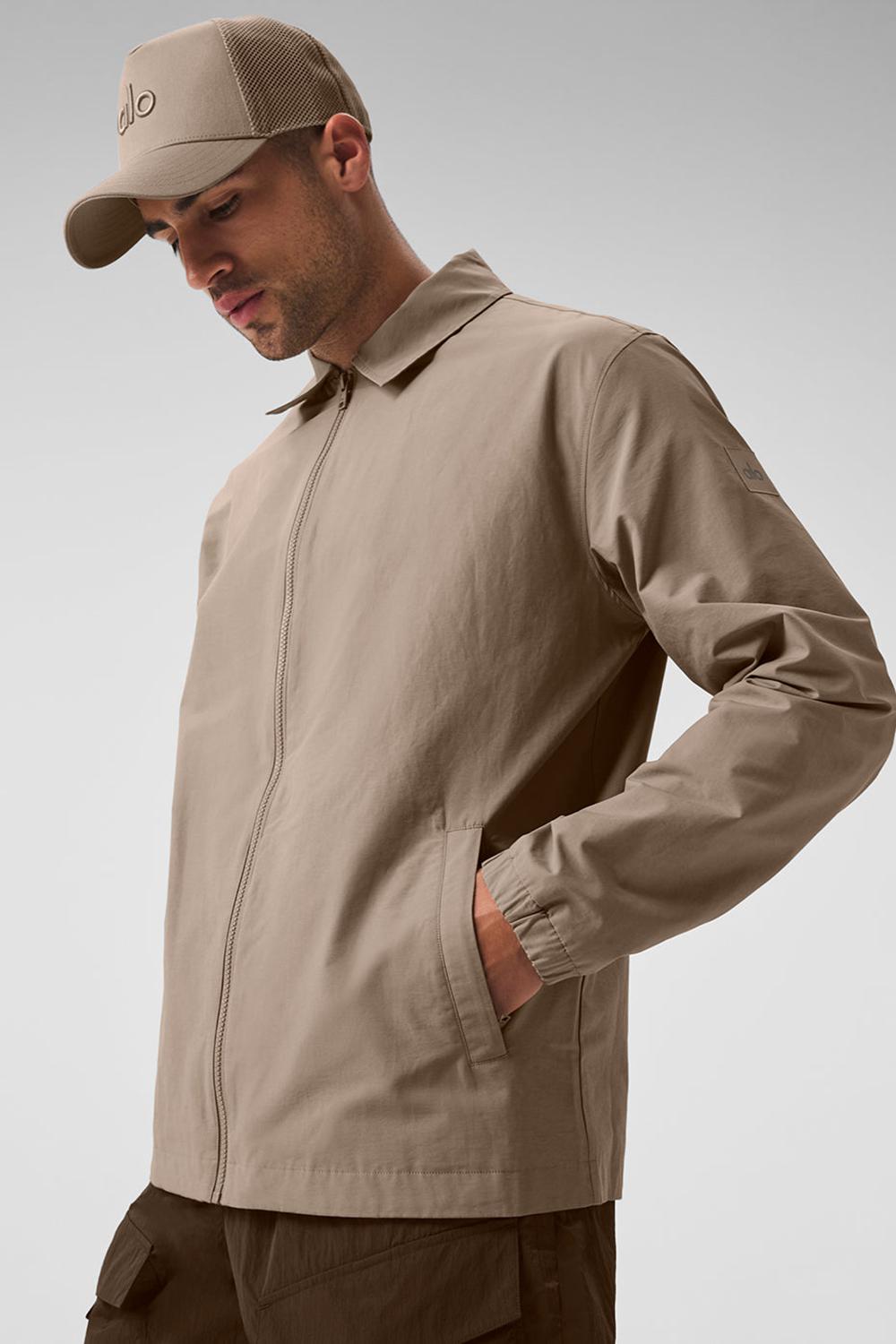 Sobrecamisa Alo Yoga Torrent Hombre Gravel | España  LHZC-52973