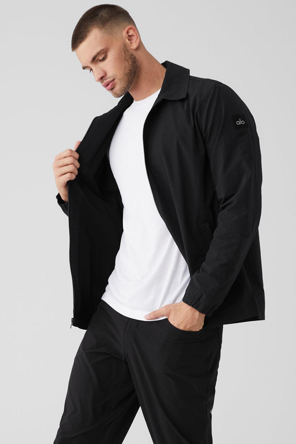 Sobrecamisa Alo Yoga Torrent Hombre Negras | España  PWUH-62379