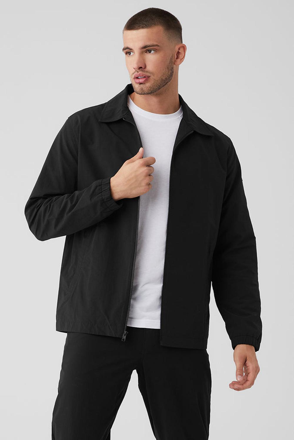 Sobrecamisa Alo Yoga Torrent Hombre Negras | España  PWUH-62379