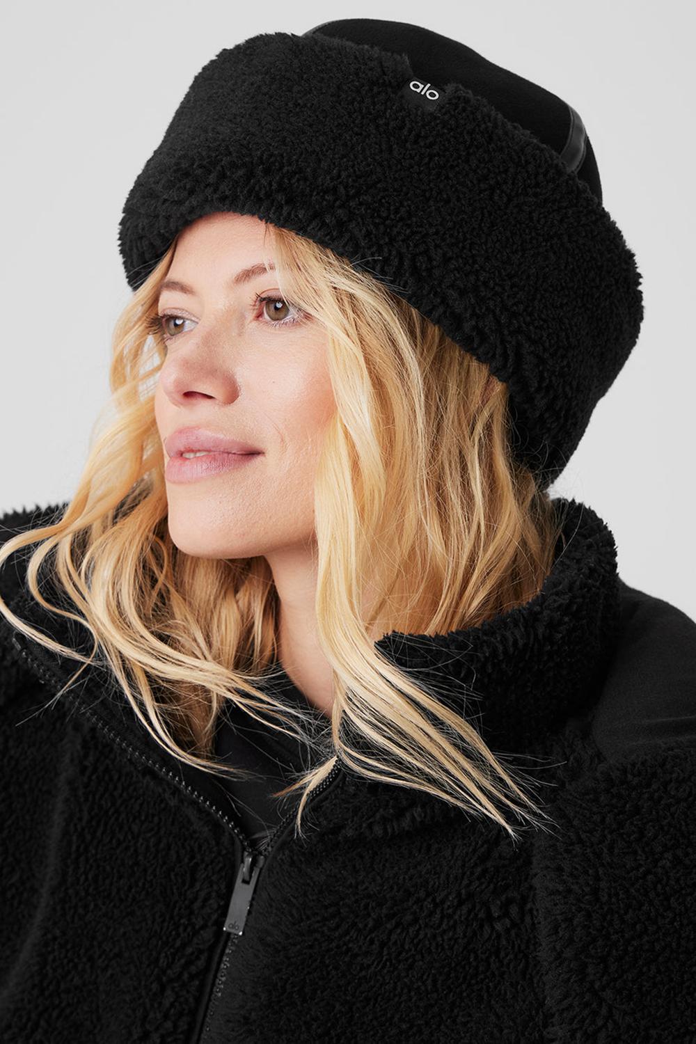 Sombreros Alo Yoga Winterfun Zhivago Mujer Negras | España  ZDQL-90315