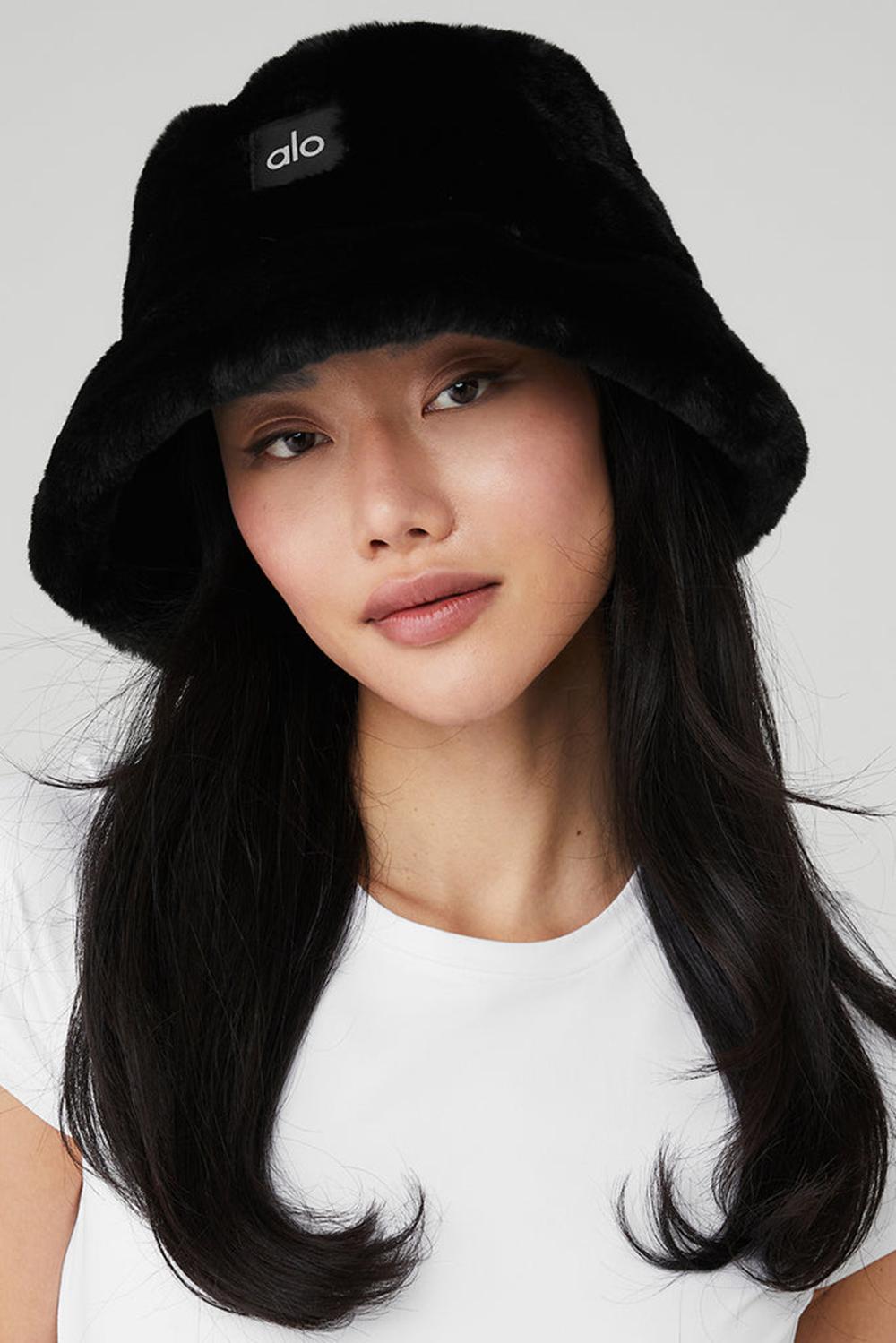 Sombreros De Pescador Alo Yoga Faux Fur Mujer Negras | España  HNCV-10762