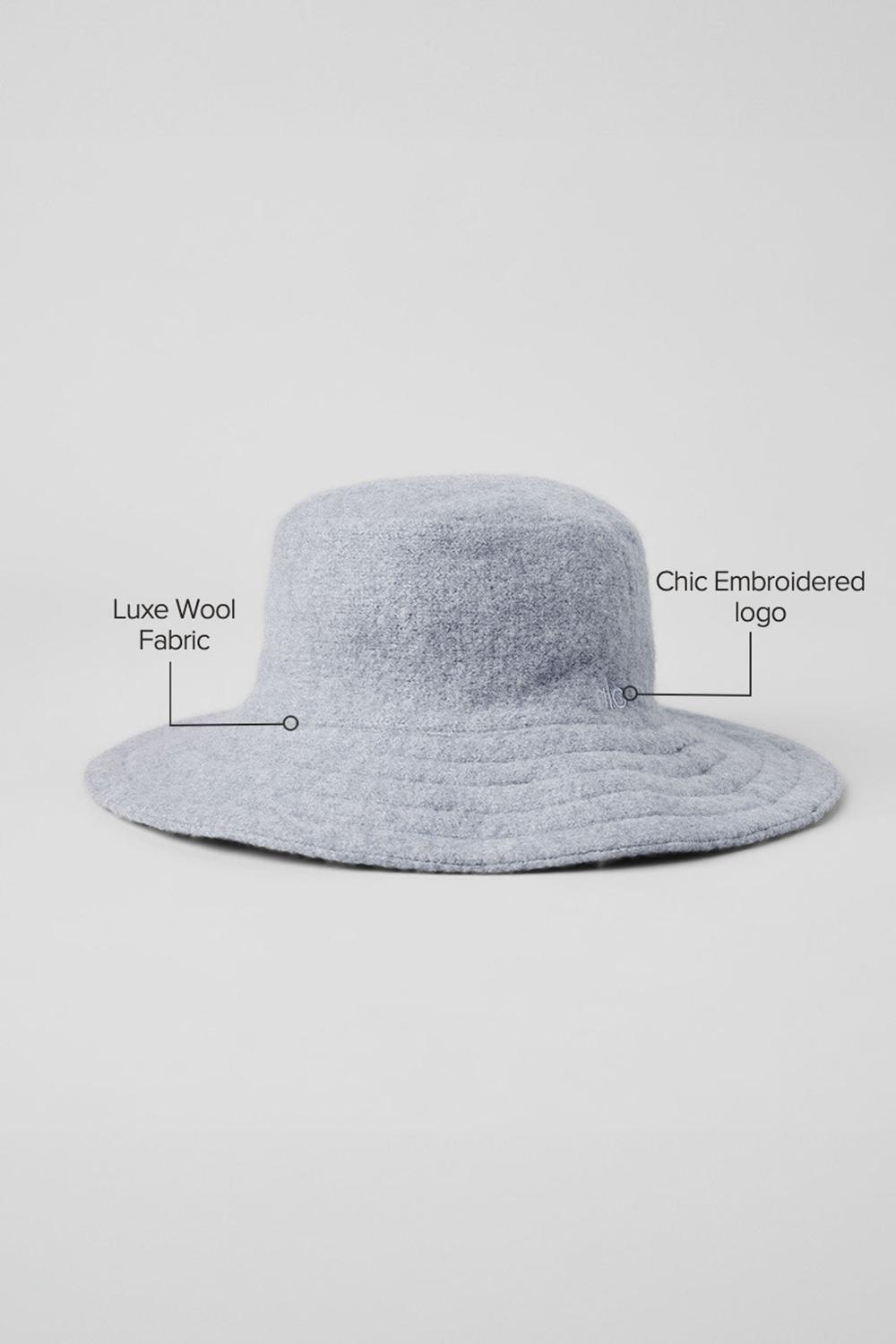 Sombreros De Pescador Alo Yoga Merino Wool Mujer Gris | España  VKRB-50913