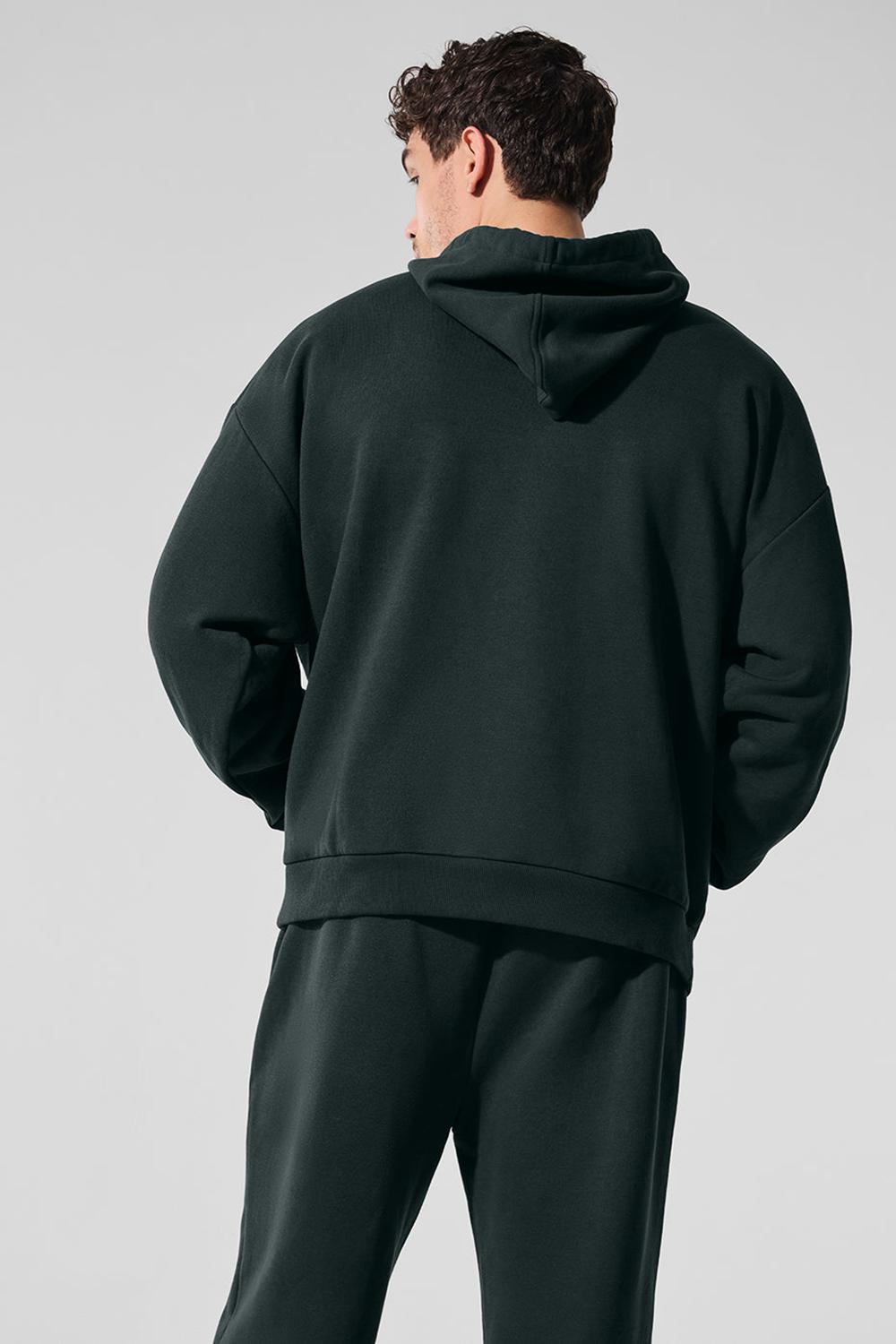 Sudadera con Capucha Alo Yoga Accolade Hombre Verde | España  KNLP-17258