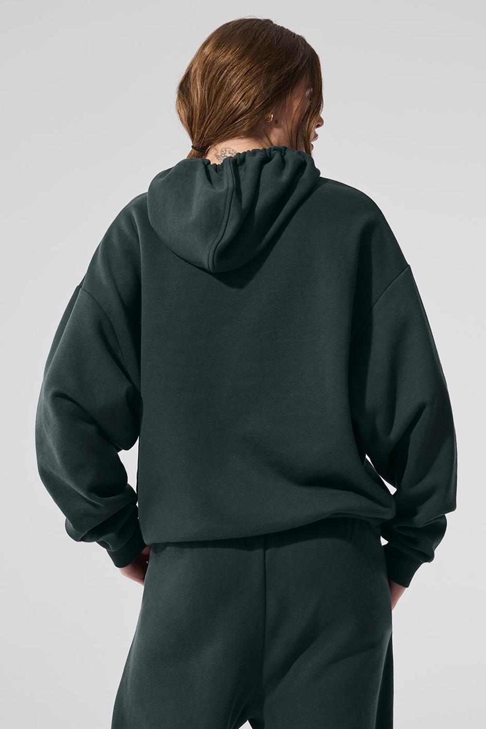 Sudadera con Capucha Alo Yoga Accolade Mujer Verde | España  DLIP-57301