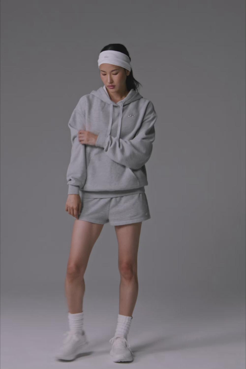 Sudadera con Capucha Alo Yoga Accolade Mujer Ivory | España  OFKP-04862