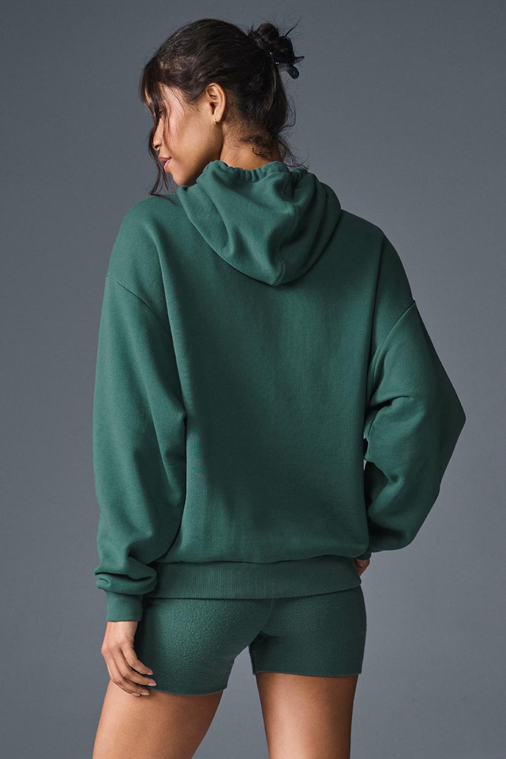 Sudadera con Capucha Alo Yoga Accolade Mujer Winter Ivy | España  XITK-28794