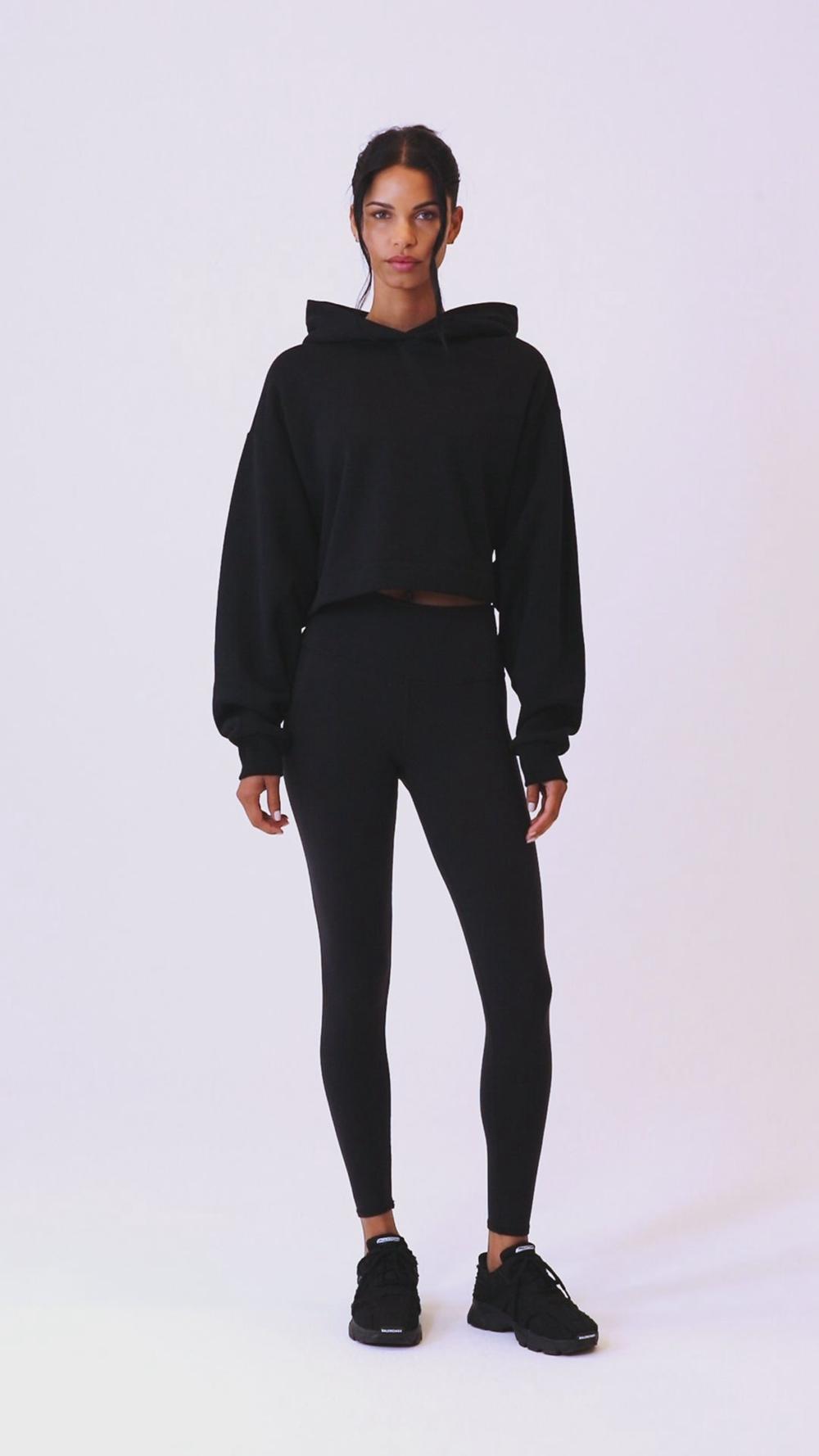 Sudadera con Capucha Alo Yoga Bae Mujer Ivory | España  EAUK-89605