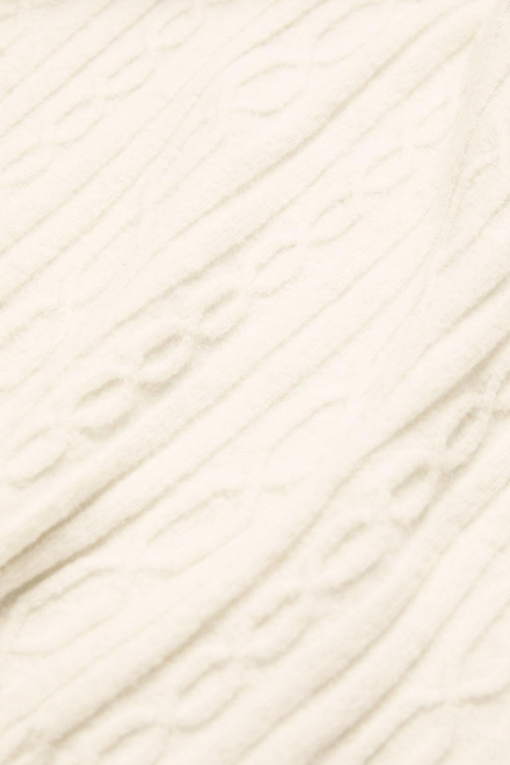 Sudadera con Capucha Alo Yoga Cable Knit Winter Bliss Mujer Ivory | España  SYUI-21967