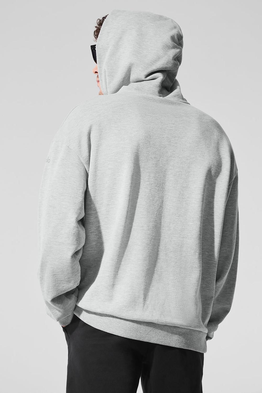 Sudadera con Capucha Alo Yoga Chill Hombre Gris | España  FYJT-03574