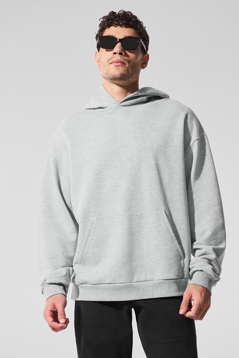 Sudadera con Capucha Alo Yoga Chill Hombre Gris | España  FYJT-03574