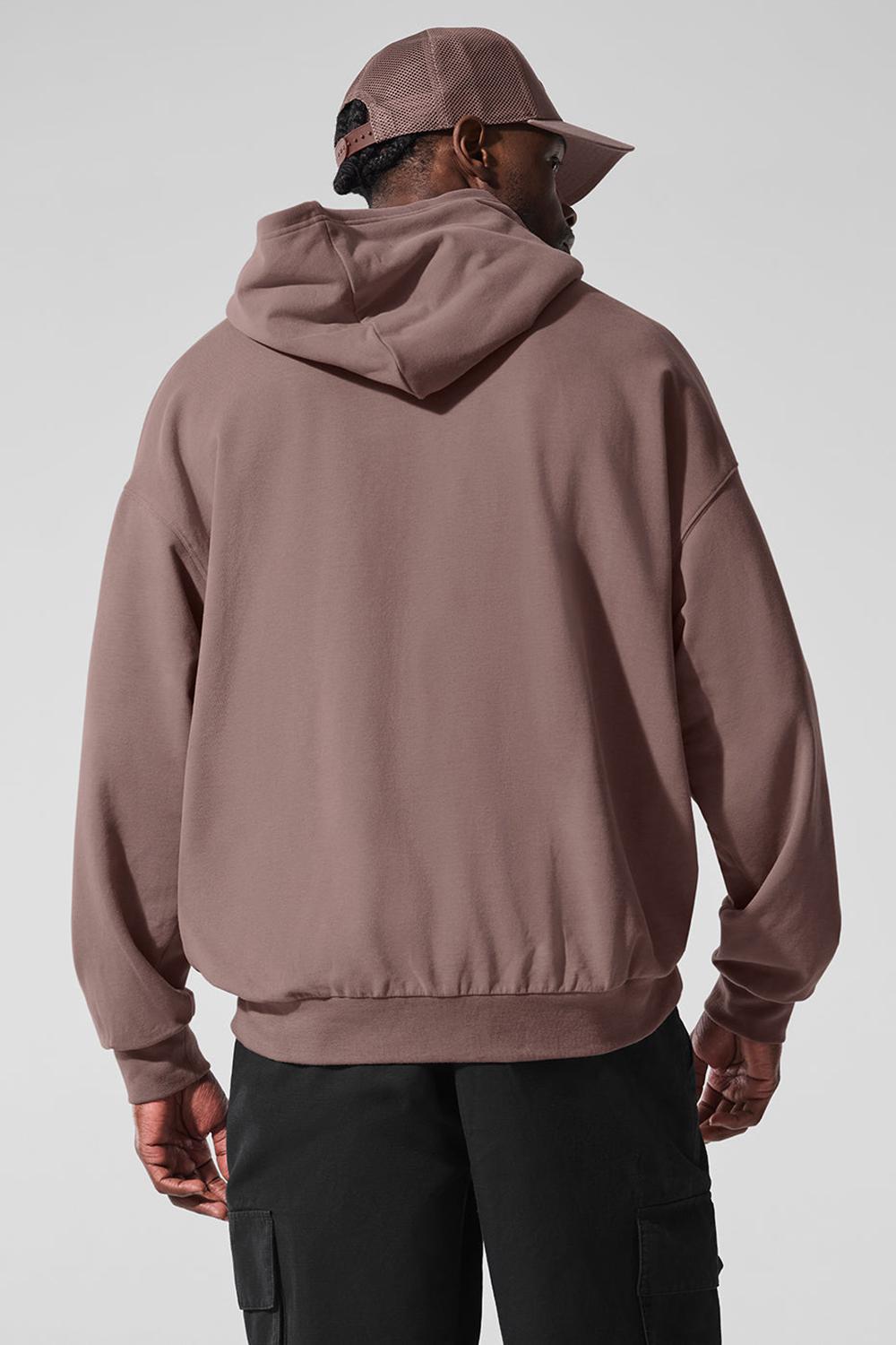 Sudadera con Capucha Alo Yoga Double Take Hombre Mushroom | España  CSVO-49263