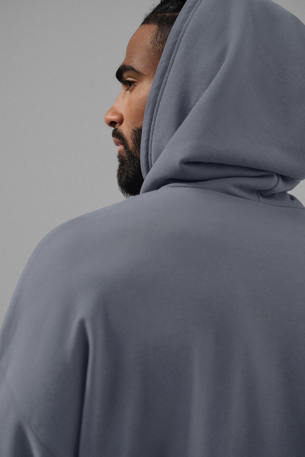 Sudadera con Capucha Alo Yoga Double Take Hombre Gris | España  OVZH-26587