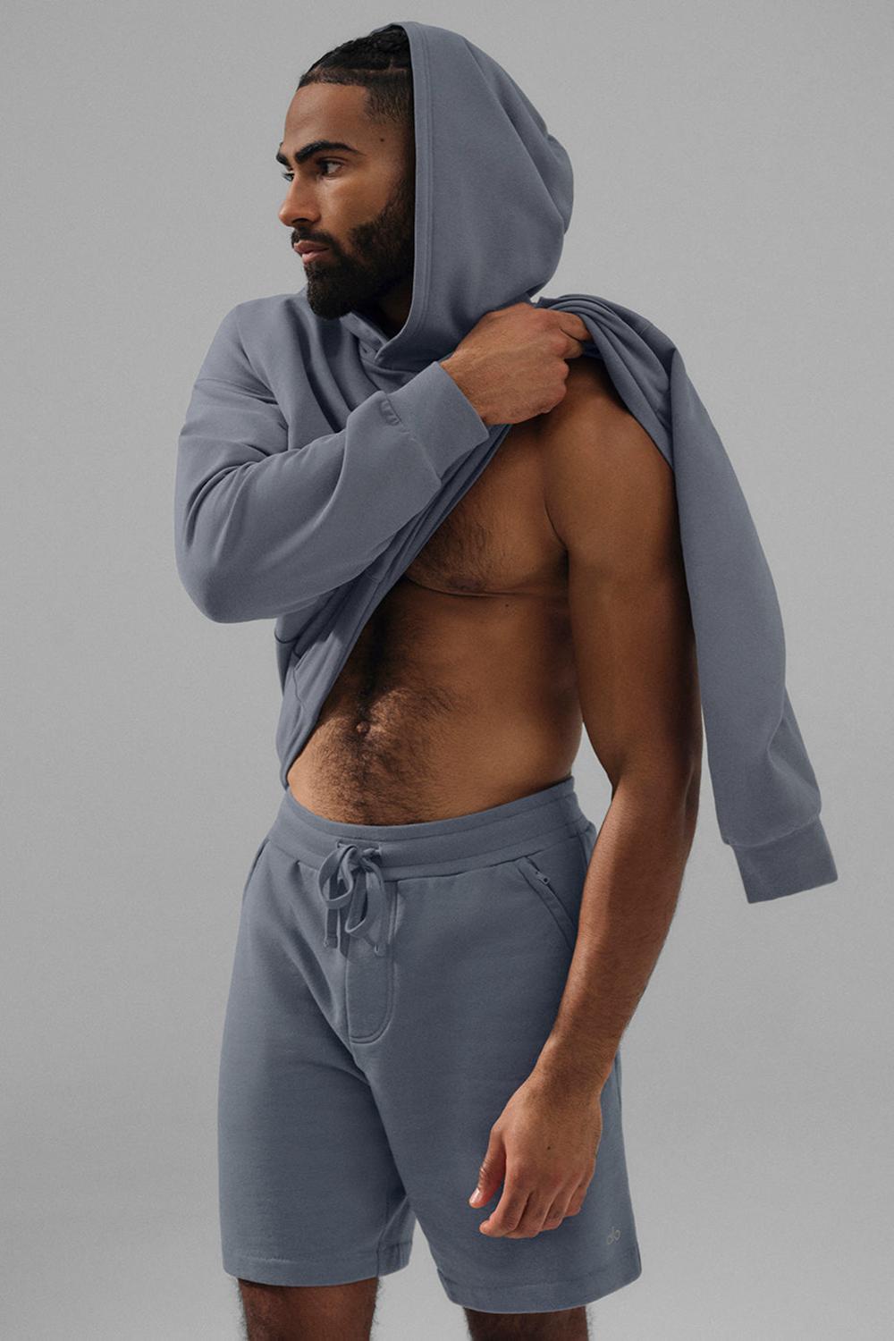 Sudadera con Capucha Alo Yoga Double Take Hombre Gris | España  OVZH-26587
