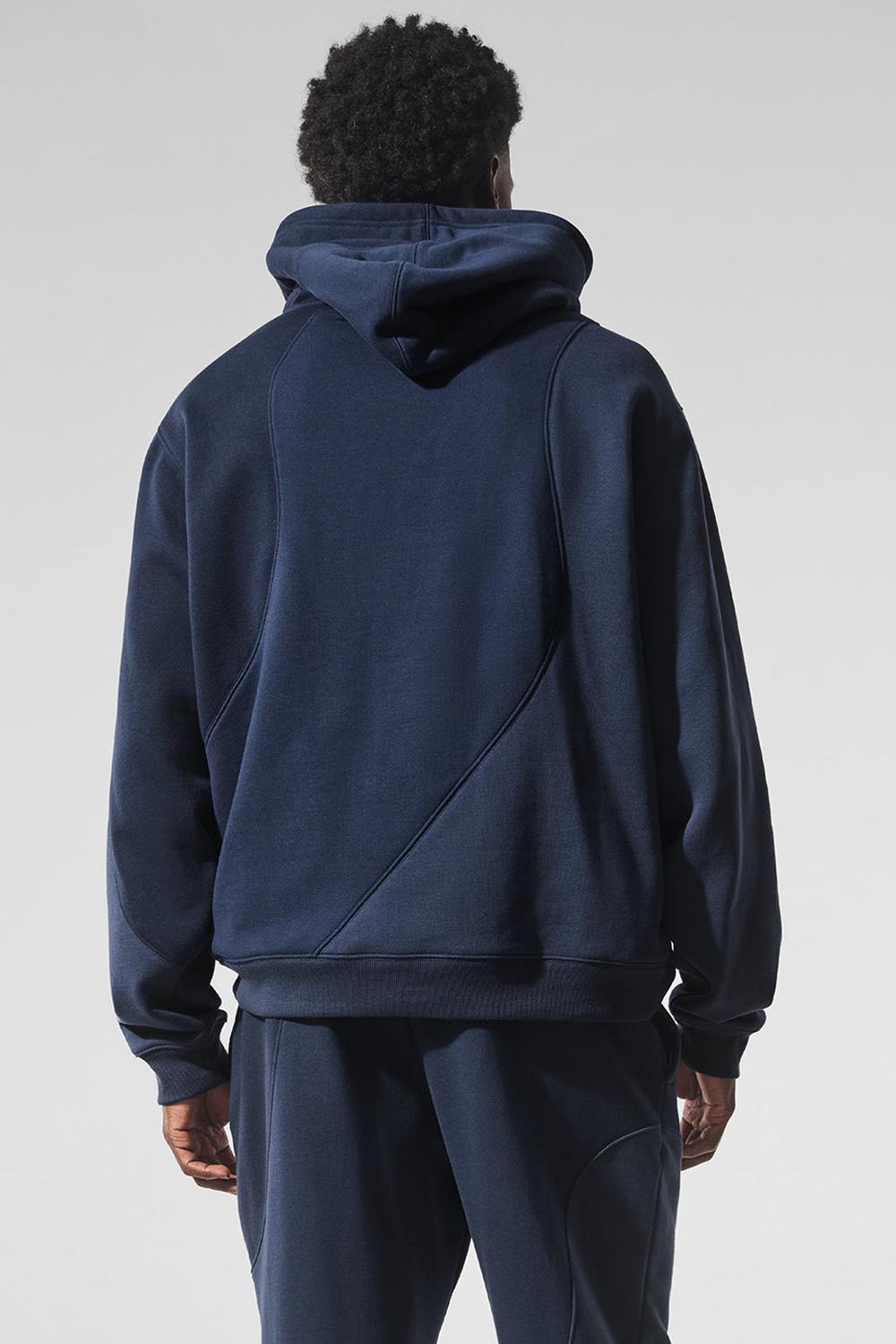 Sudadera con Capucha Alo Yoga Make Waves Hombre Azul Marino | España  GYWO-31970