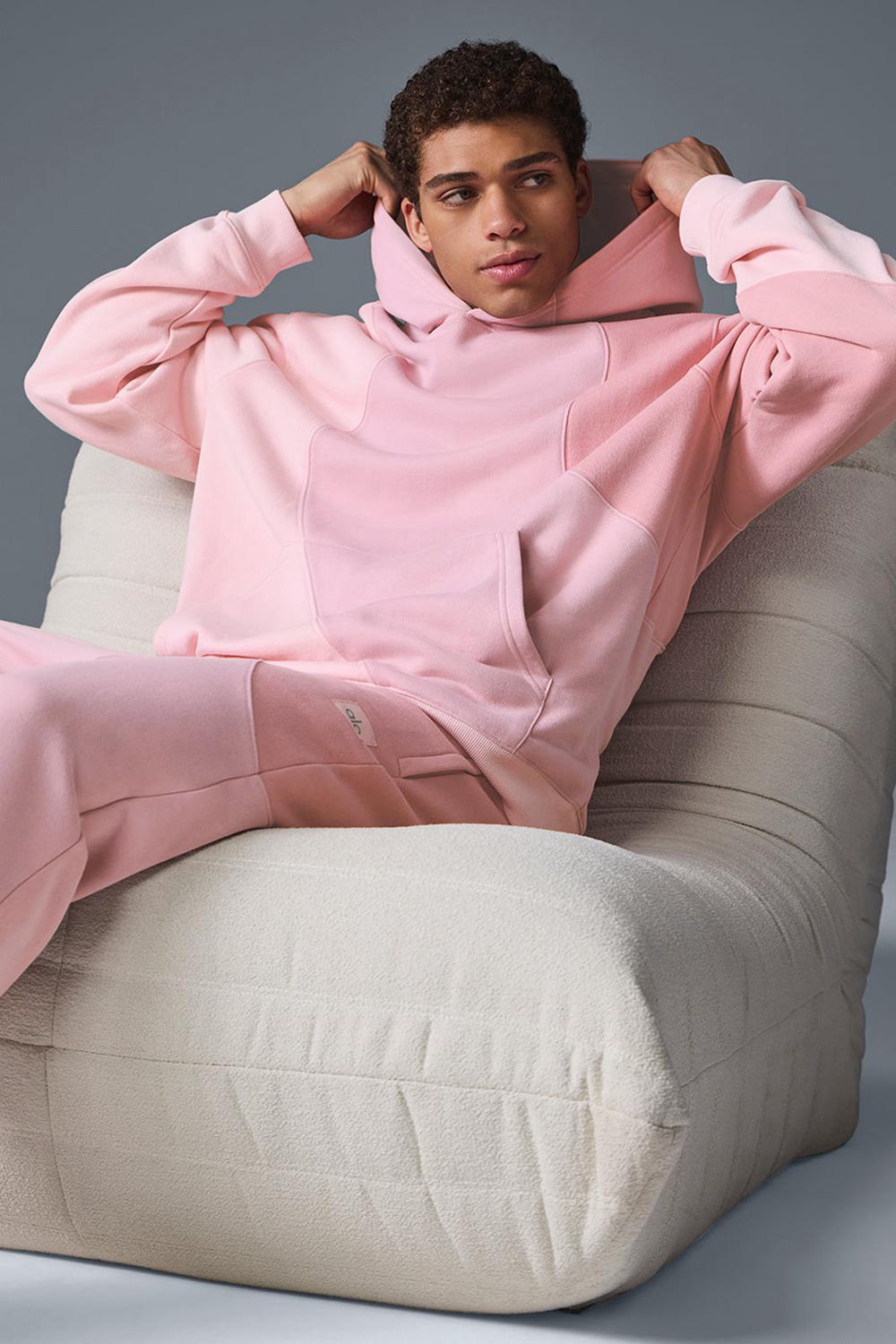 Sudadera con Capucha Alo Yoga Make Waves Hombre Rosas | España  GVOY-68405