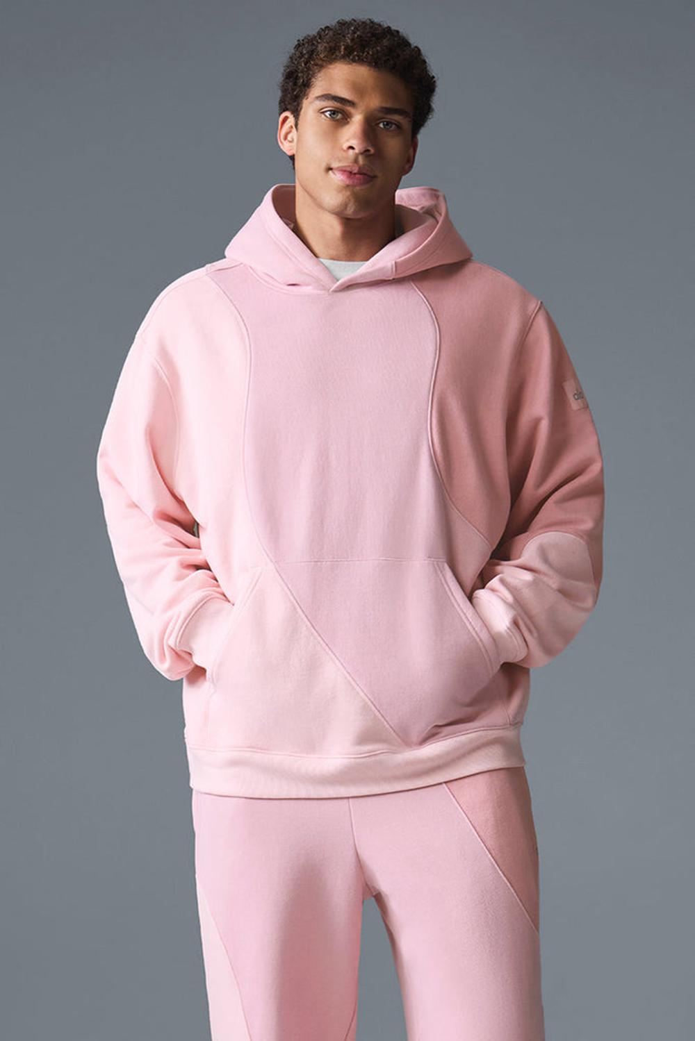 Sudadera con Capucha Alo Yoga Make Waves Hombre Rosas | España  GVOY-68405