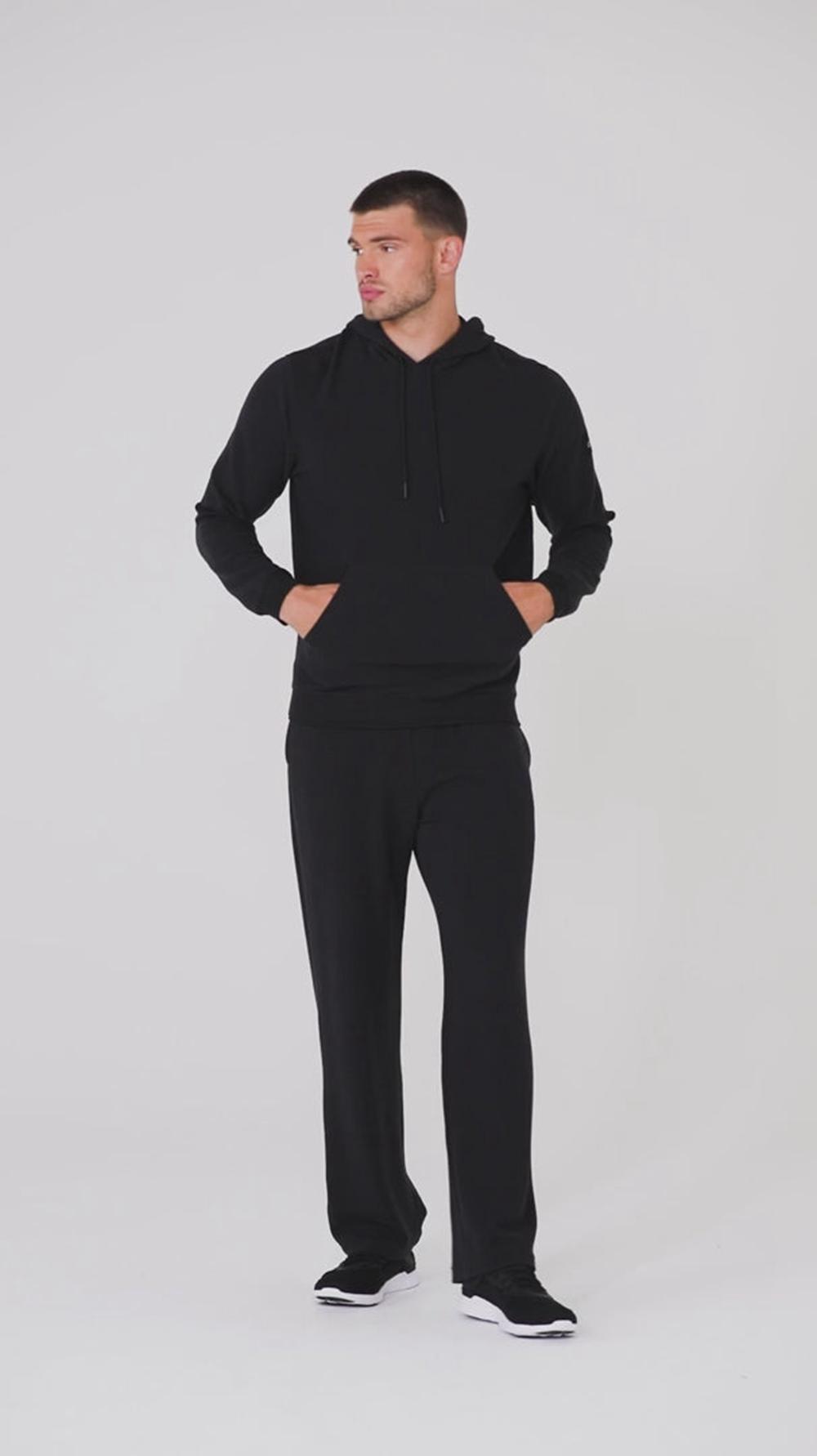 Sudadera con Capucha Alo Yoga Micro Waffle Fast Break Hombre Bone | España  GMLJ-54031