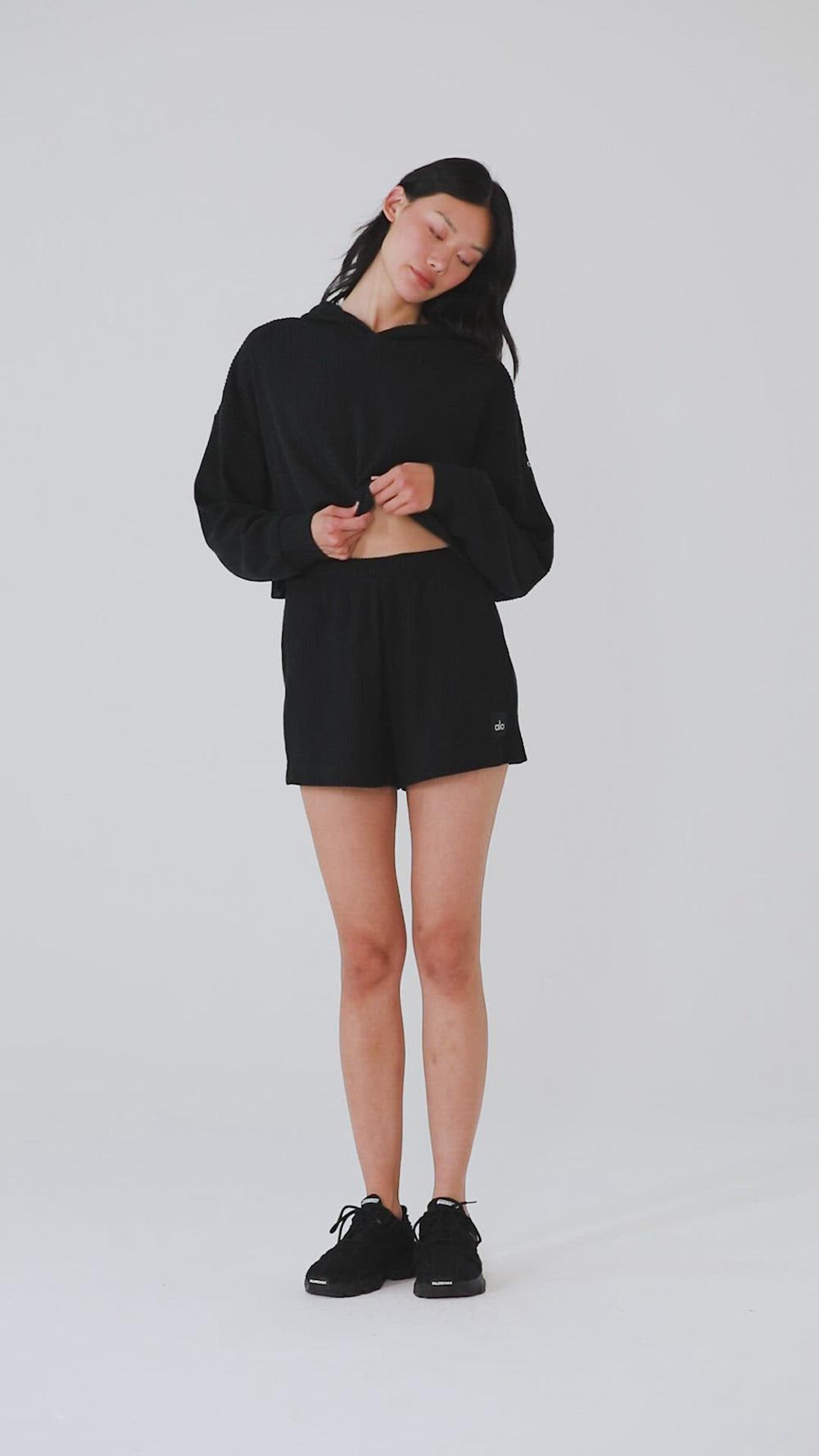 Sudadera con Capucha Alo Yoga Muse Mujer Gravel Heather | España  PEKC-80593