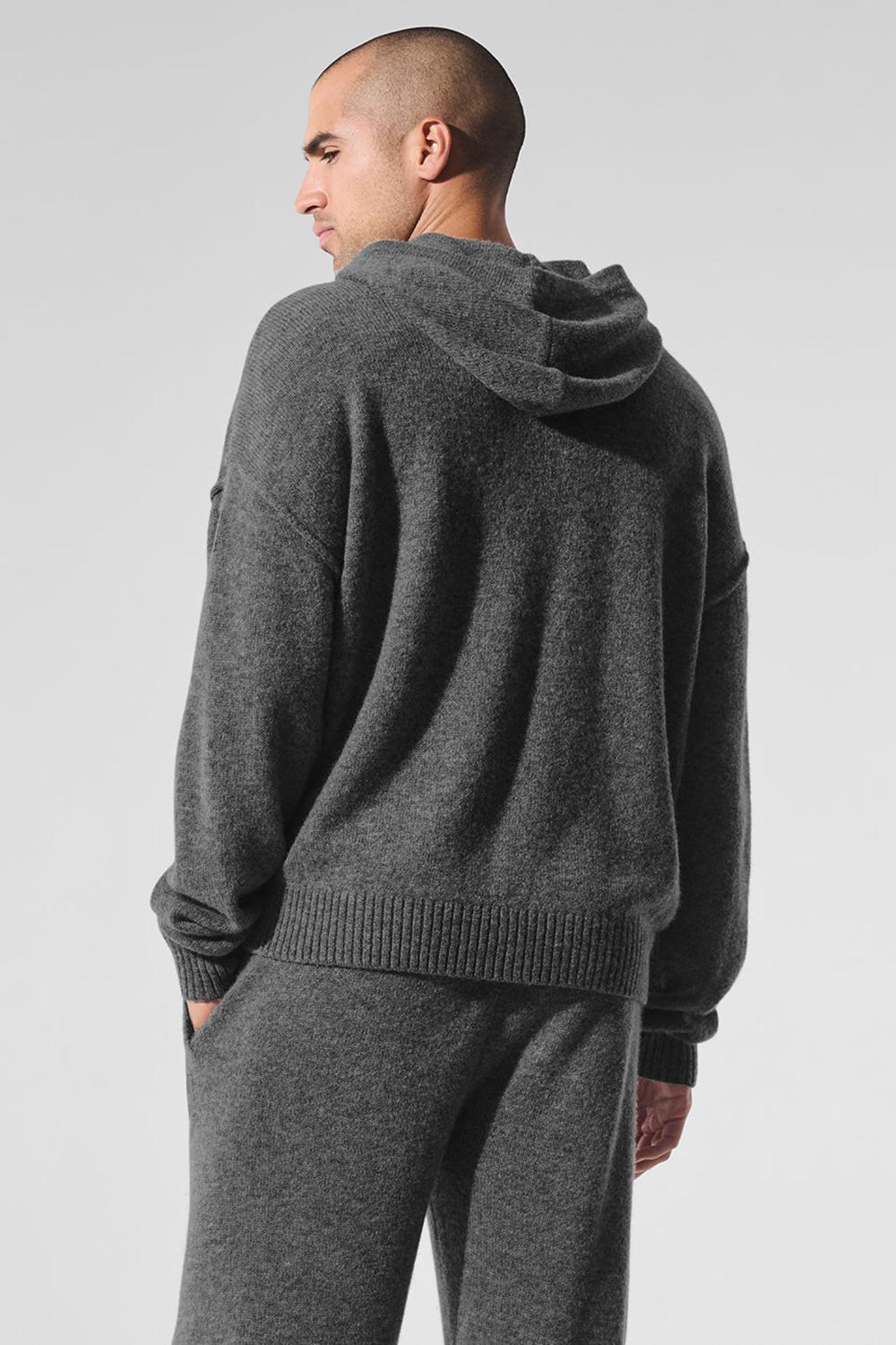 Sudadera con Capucha Alo Yoga New Class Cashmere Hombre Plateadas Gris | España  YPCO-05698
