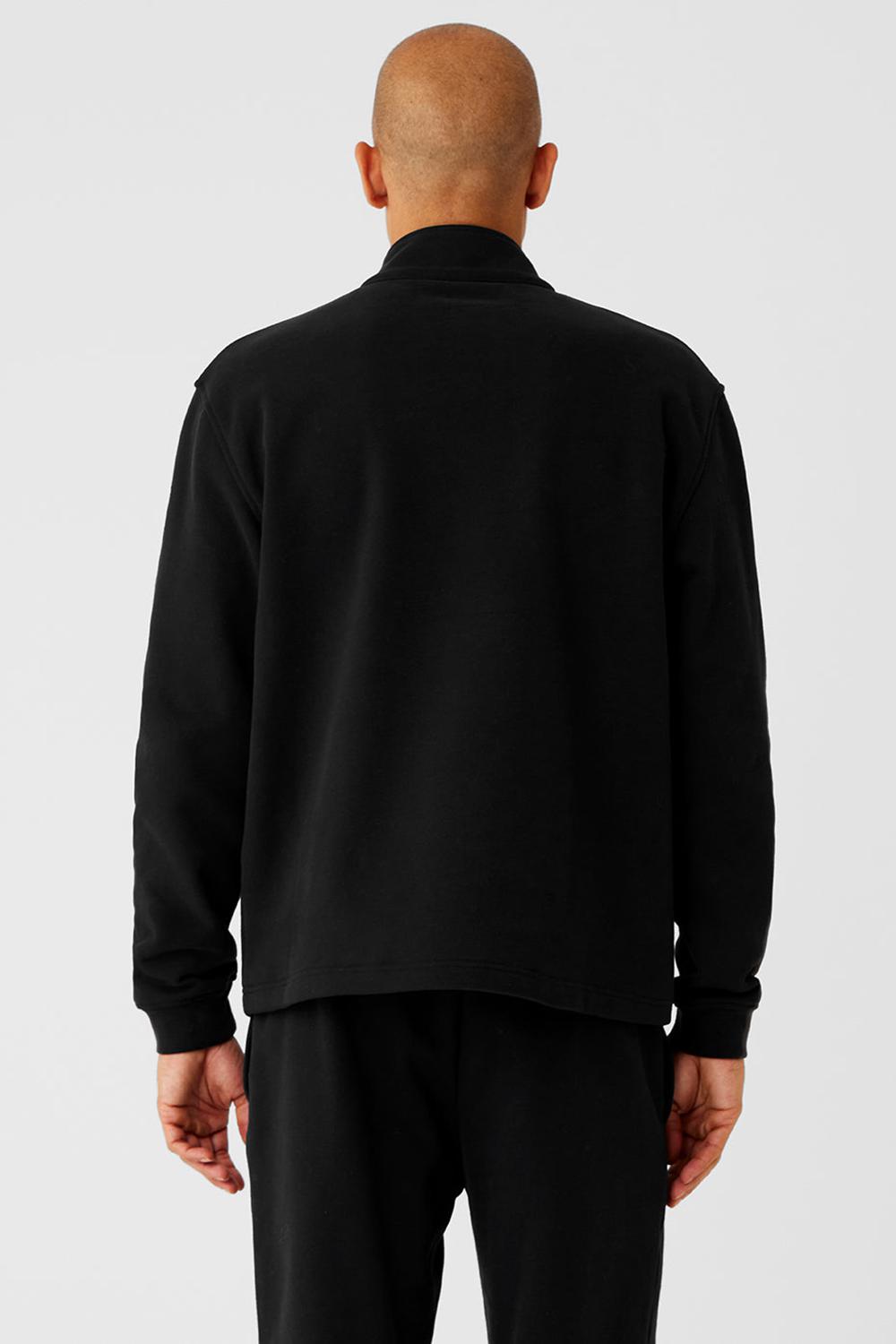 Sudadera con Capucha Alo Yoga Renown Heavy Weight 1/4 Zip Hombre Negras | España  ECLJ-59672