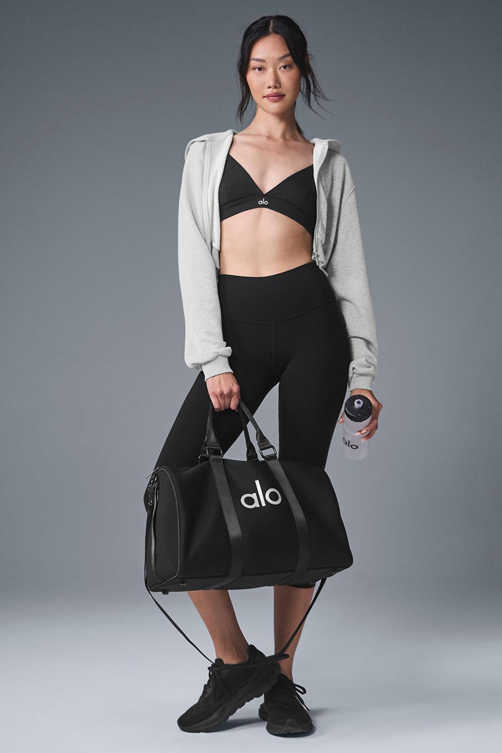 Sudadera con Capucha Alo Yoga Sweet Escape Zip Up Mujer Gris | España  XNPG-25487