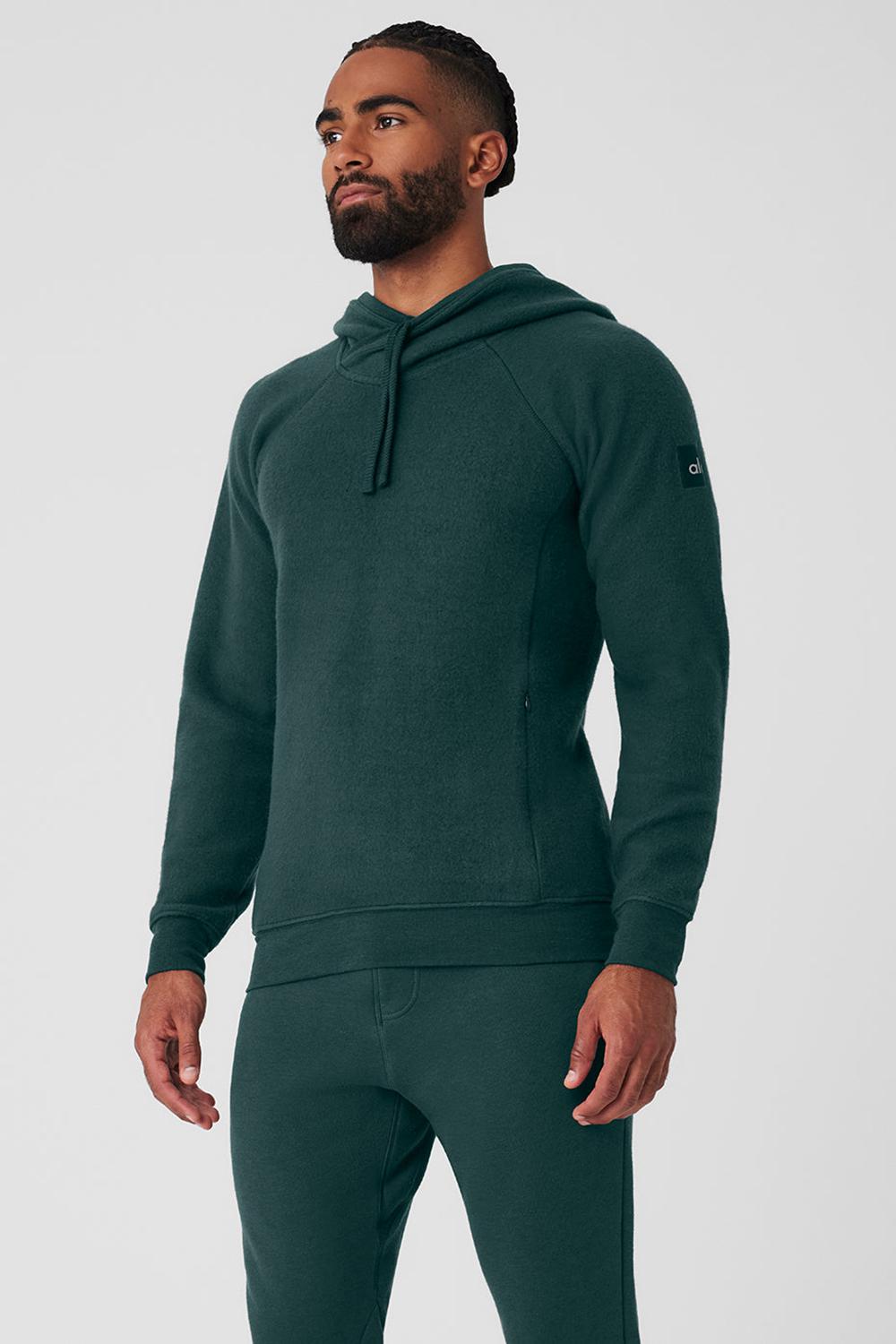 Sudadera con Capucha Alo Yoga The Triumph Hombre Verde | España  RSZB-69803