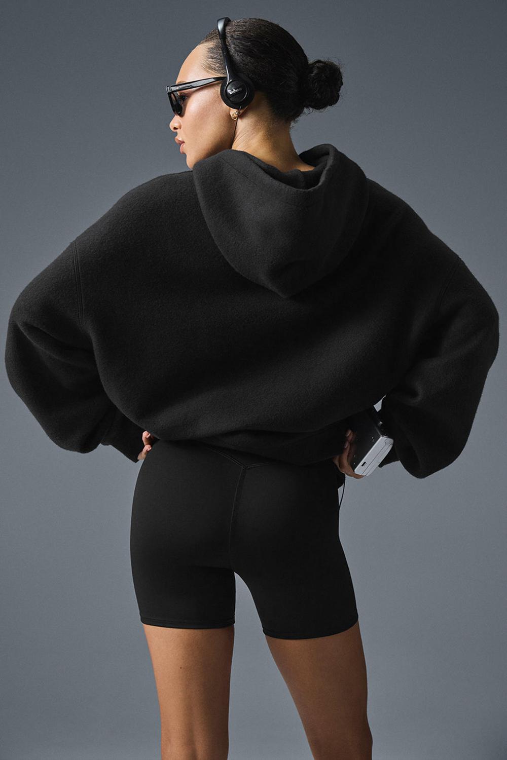 Sudadera con Capucha Alo Yoga Triumph Restore Mujer Negras | España  ZPQY-23598