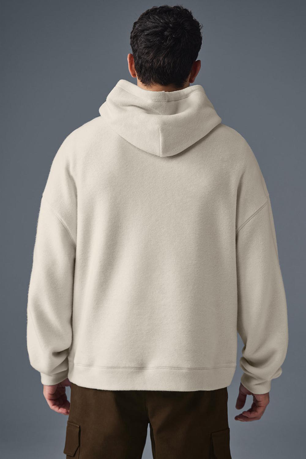 Sudadera con Capucha Alo Yoga Triumph Restore Hombre Bone | España  HDXE-58310