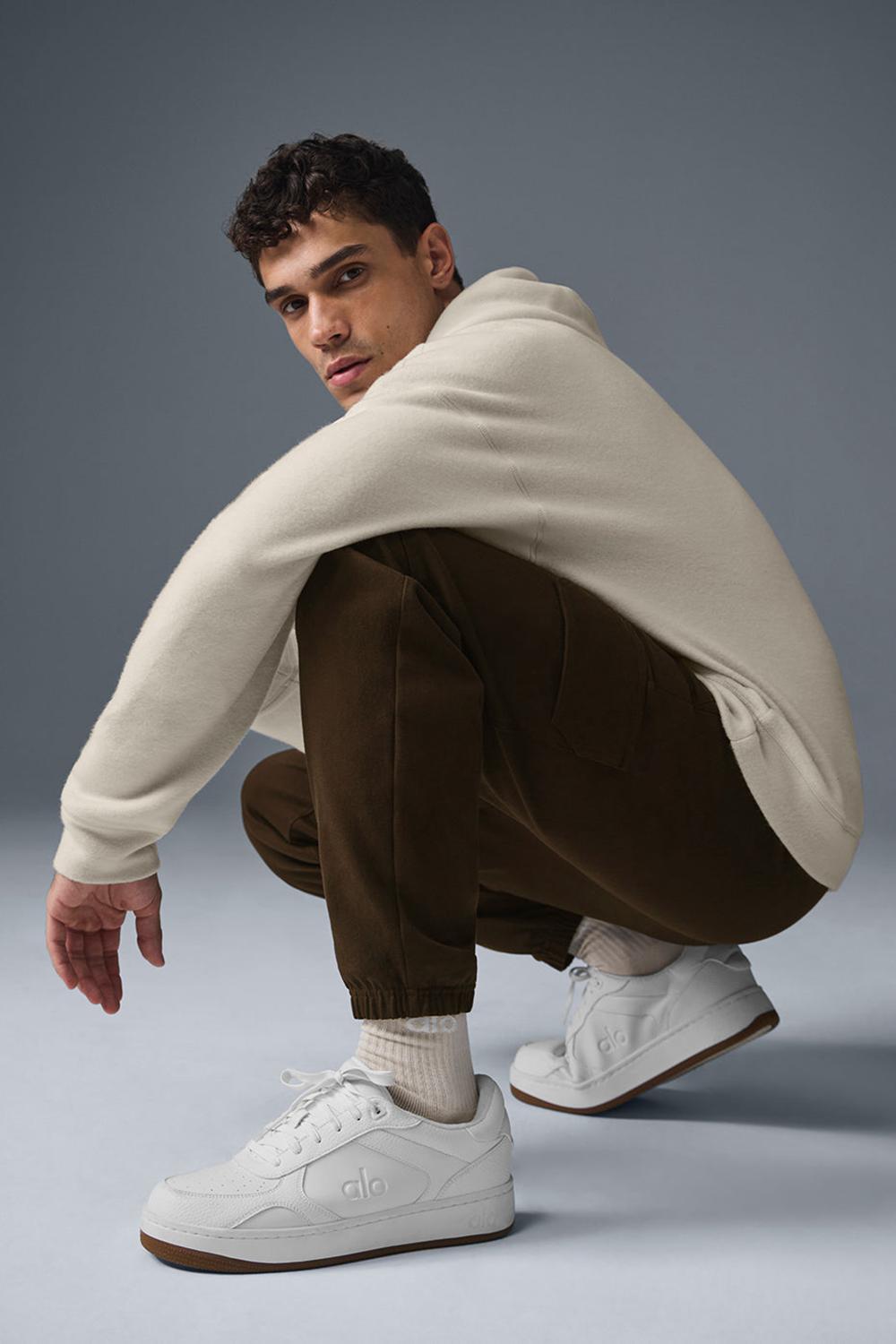 Sudadera con Capucha Alo Yoga Triumph Restore Hombre Bone | España  HDXE-58310