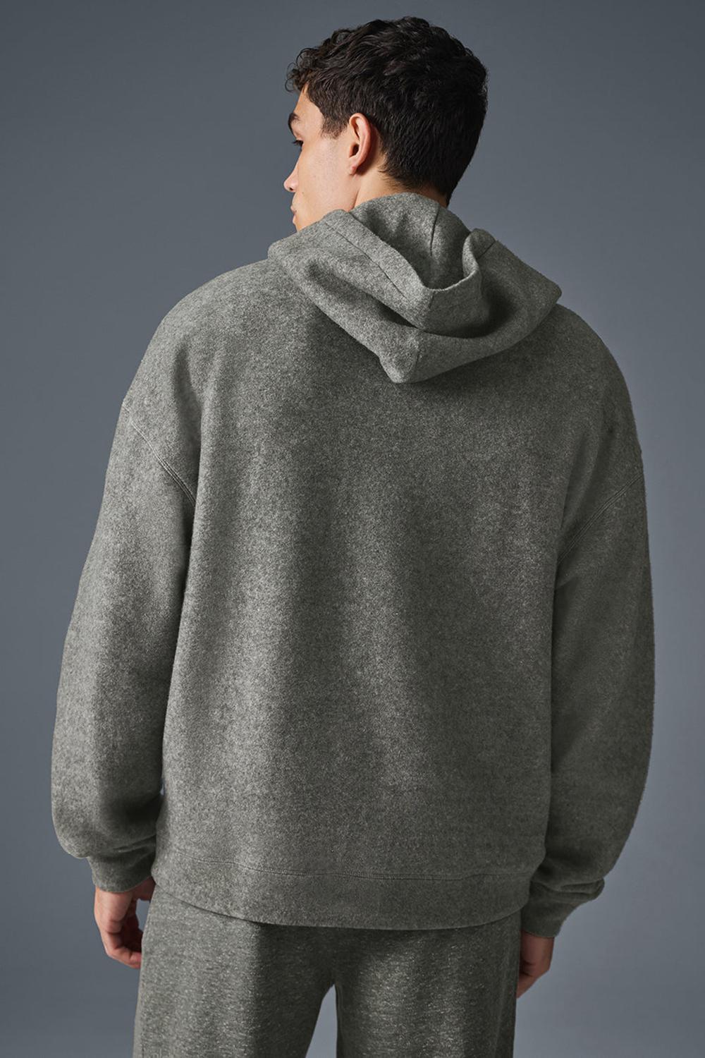Sudadera con Capucha Alo Yoga Triumph Restore Hombre Gris | España  QXNI-93801