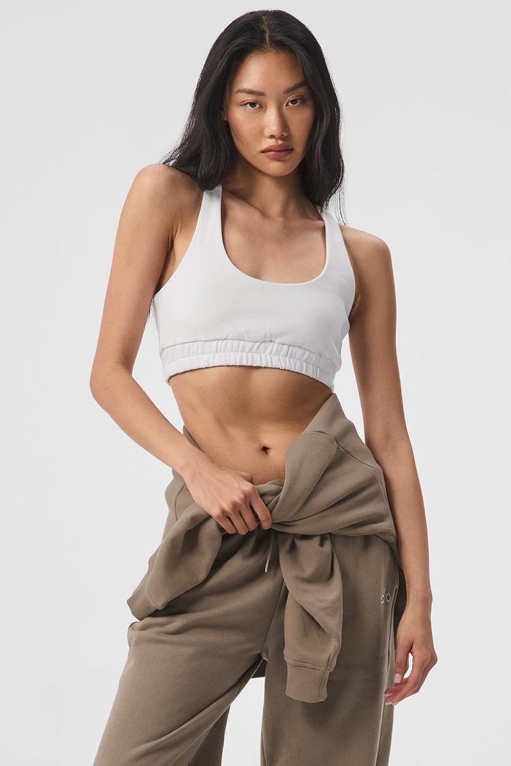 Sudaderas Alo Yoga Scoop Neck Mujer Blancas | España  TDGV-26507