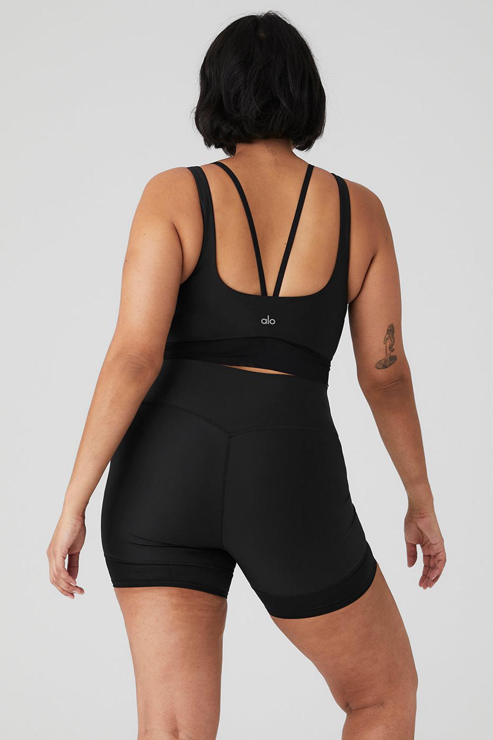Sujetador Deportivo Alo Yoga Airlift Double Trouble Mujer Negras | España  GVBO-67985
