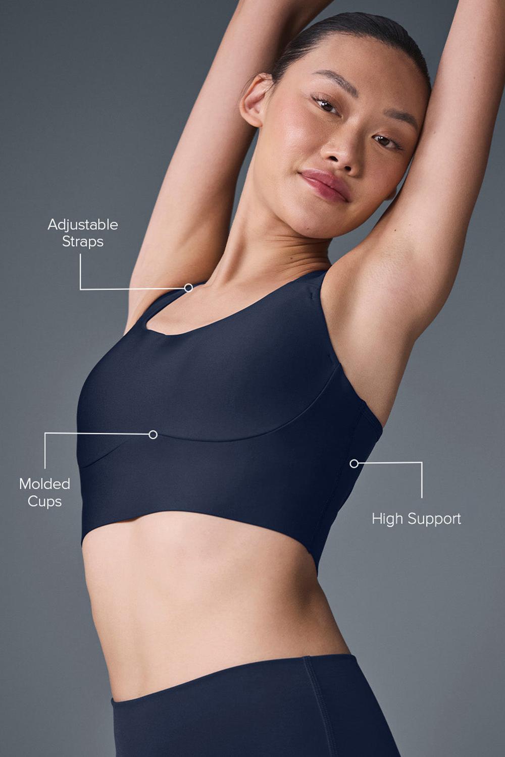 Sujetador Deportivo Alo Yoga Airlift Empower Mujer Azul Marino | España  SBRG-10936