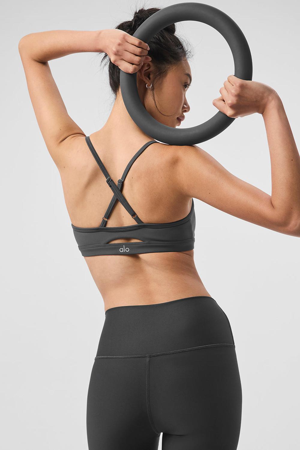 Sujetador Deportivo Alo Yoga Airlift Intrigue Mujer Anthracite | España  ODQC-74935