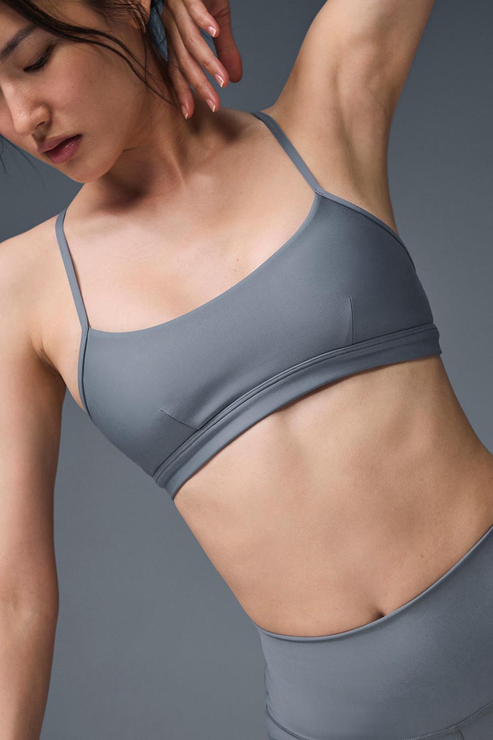 Sujetador Deportivo Alo Yoga Airlift Intrigue Mujer Gris | España  AGXQ-29045
