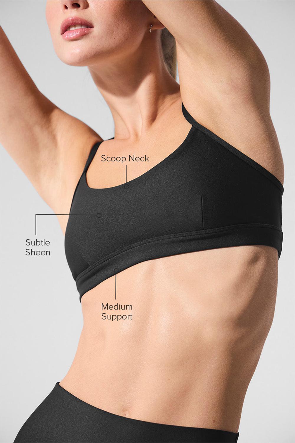 Sujetador Deportivo Alo Yoga Airlift Intrigue Mujer Negras | España  NDGS-57489