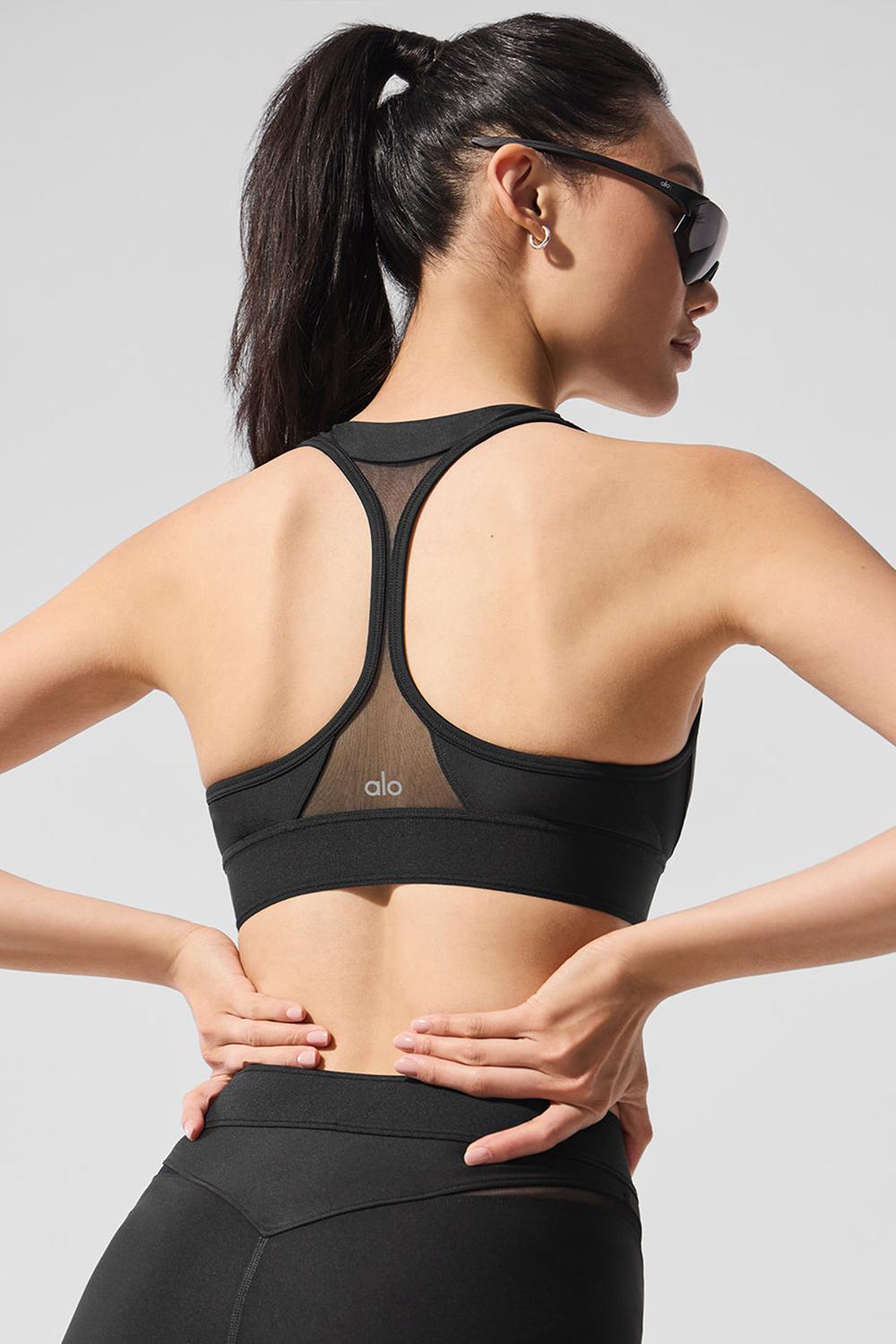 Sujetador Deportivo Alo Yoga Airlift Rebel Mujer Negras | España  QEWZ-38249