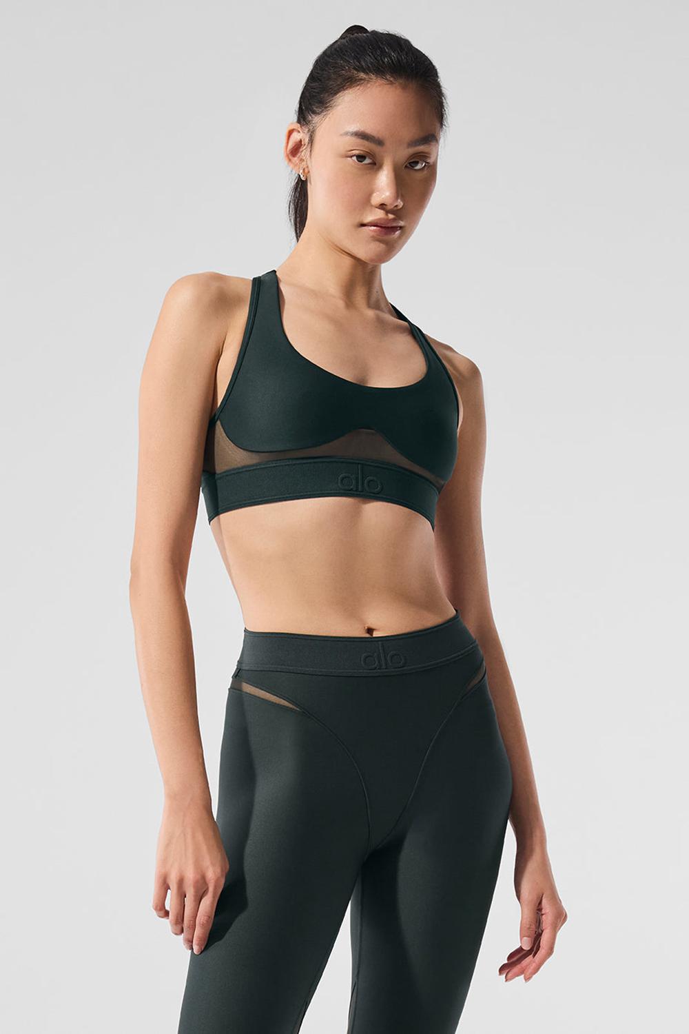 Sujetador Deportivo Alo Yoga Airlift Rebel Mujer Verde | España  RAVP-14087