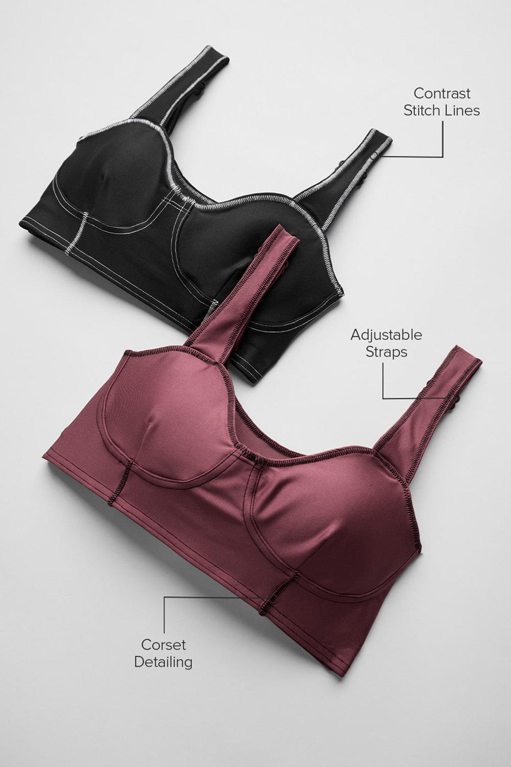 Sujetador Deportivo Alo Yoga Airlift Redefine Mujer Negras Blancas | España  WTFK-19425