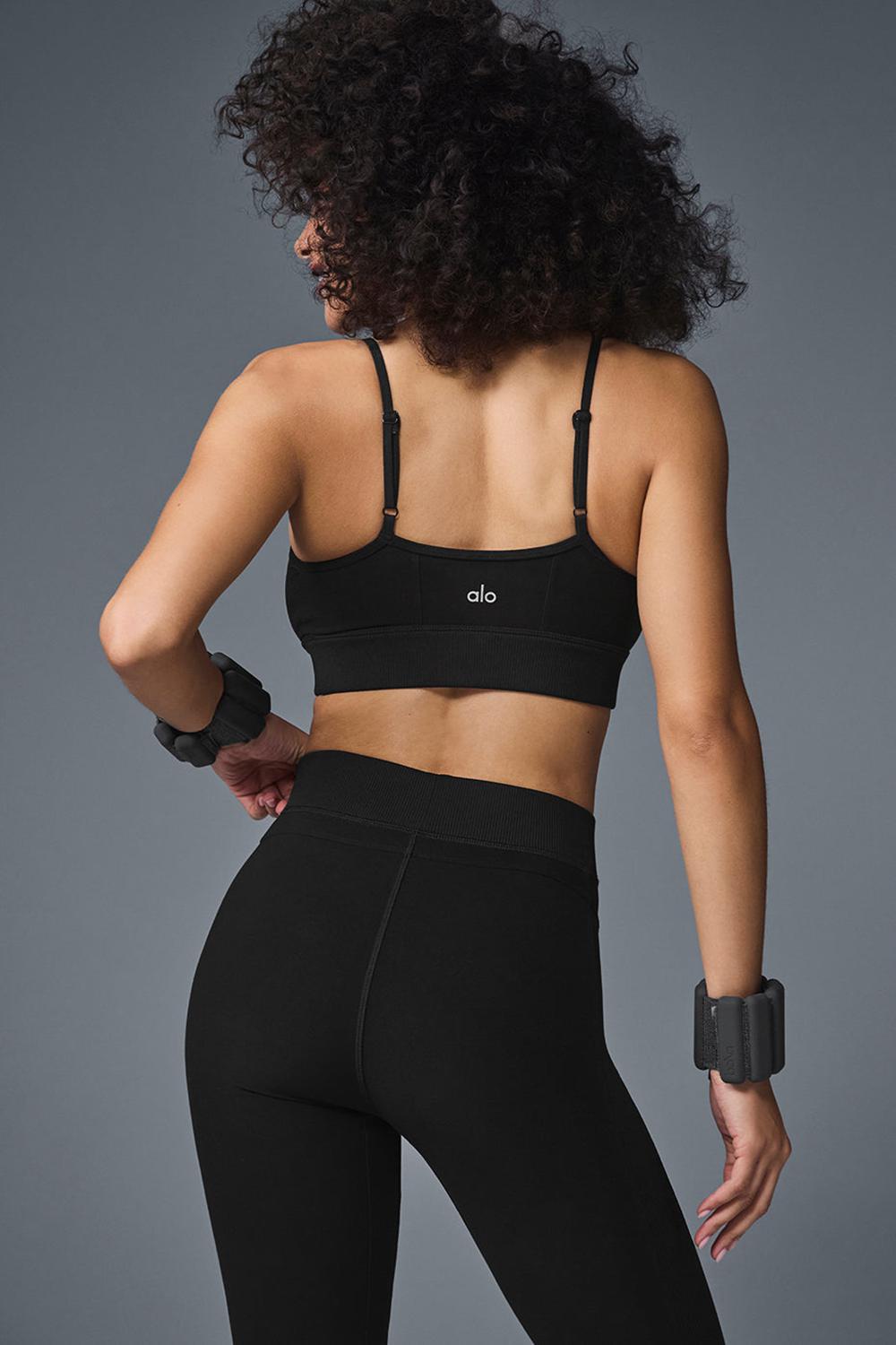 Sujetador Deportivo Alo Yoga Alosoft Head Start Mujer Negras | España  SZCI-13869