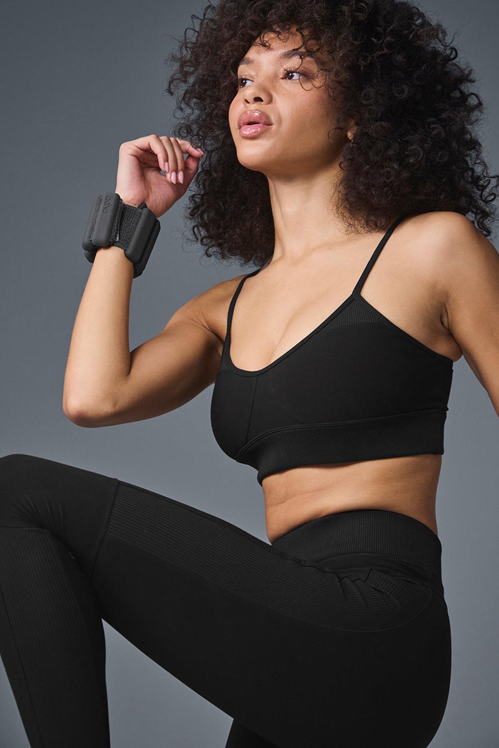 Sujetador Deportivo Alo Yoga Alosoft Head Start Mujer Negras | España  SZCI-13869