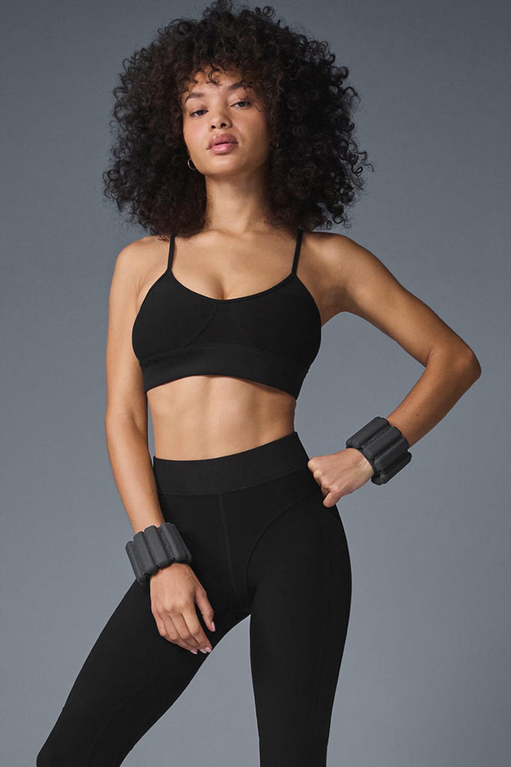 Sujetador Deportivo Alo Yoga Alosoft Head Start Mujer Negras | España  SZCI-13869