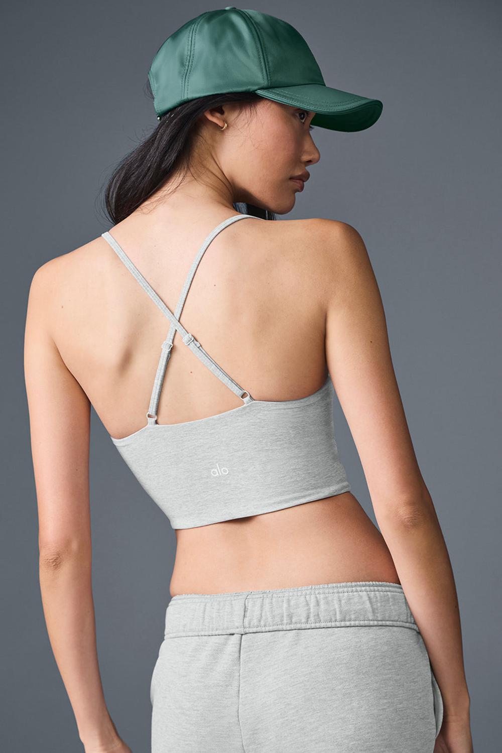 Sujetador Deportivo Alo Yoga Alosoft Highlight Mujer Gris | España  WDNZ-53129