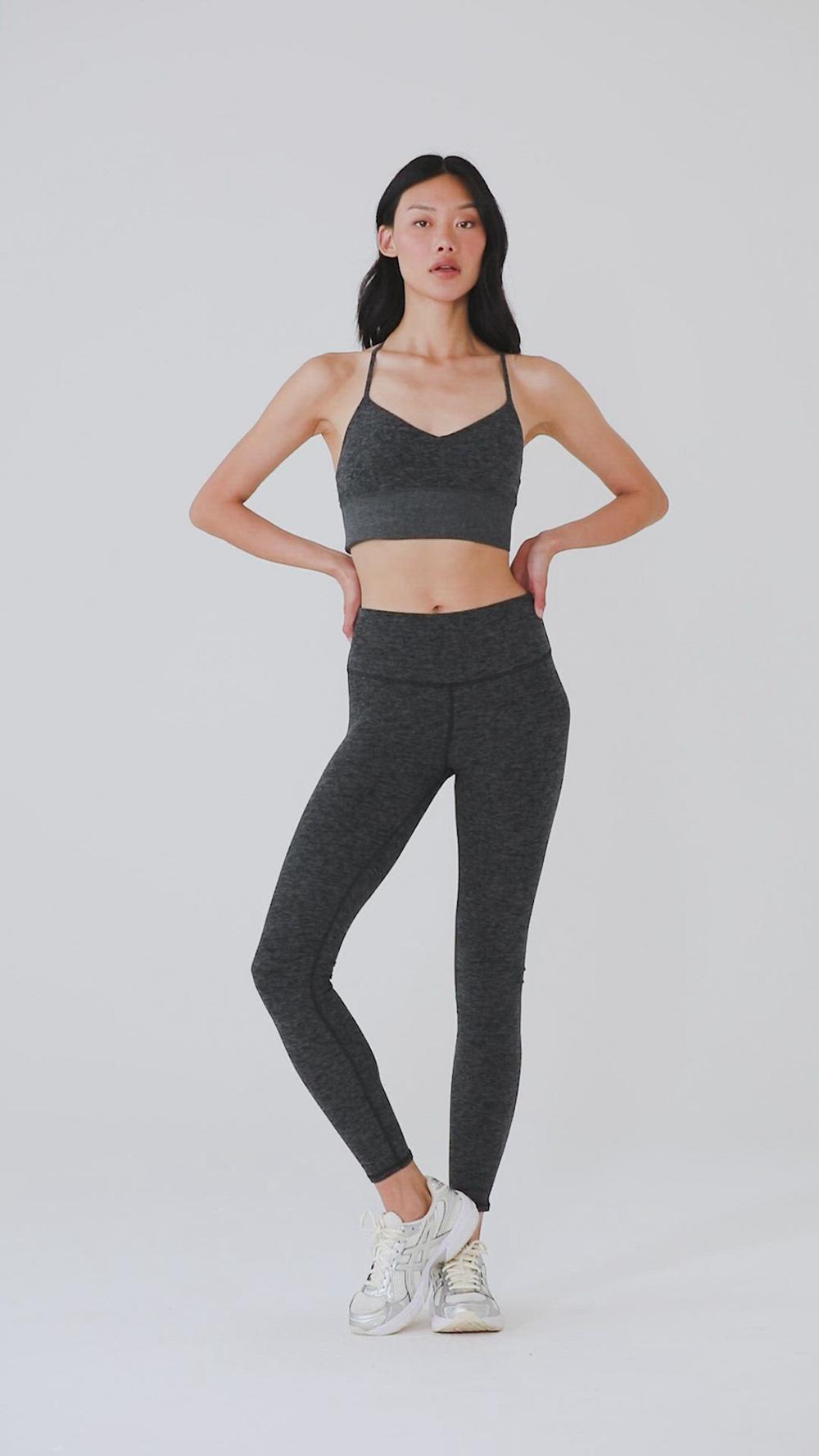 Sujetador Deportivo Alo Yoga Alosoft Lavish Mujer Verde Menta Gris | España  YLID-15978