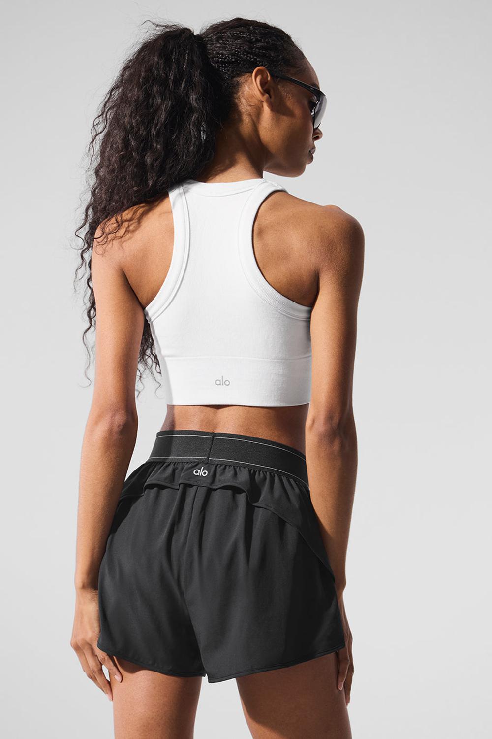 Sujetador Deportivo Alo Yoga Seamless Delight High Neck Mujer Blancas | España  GIPA-26051