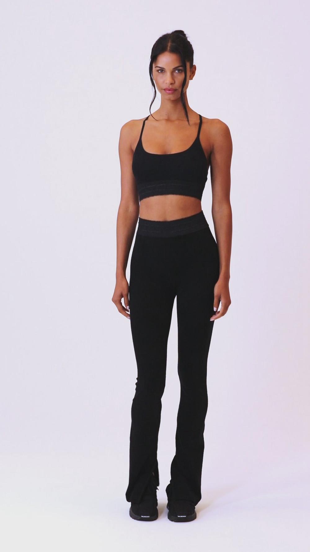 Sujetador Deportivo Alo Yoga Seamless Luxe Terry Cuddle Mujer Cherry Cola | España  GDPN-48962